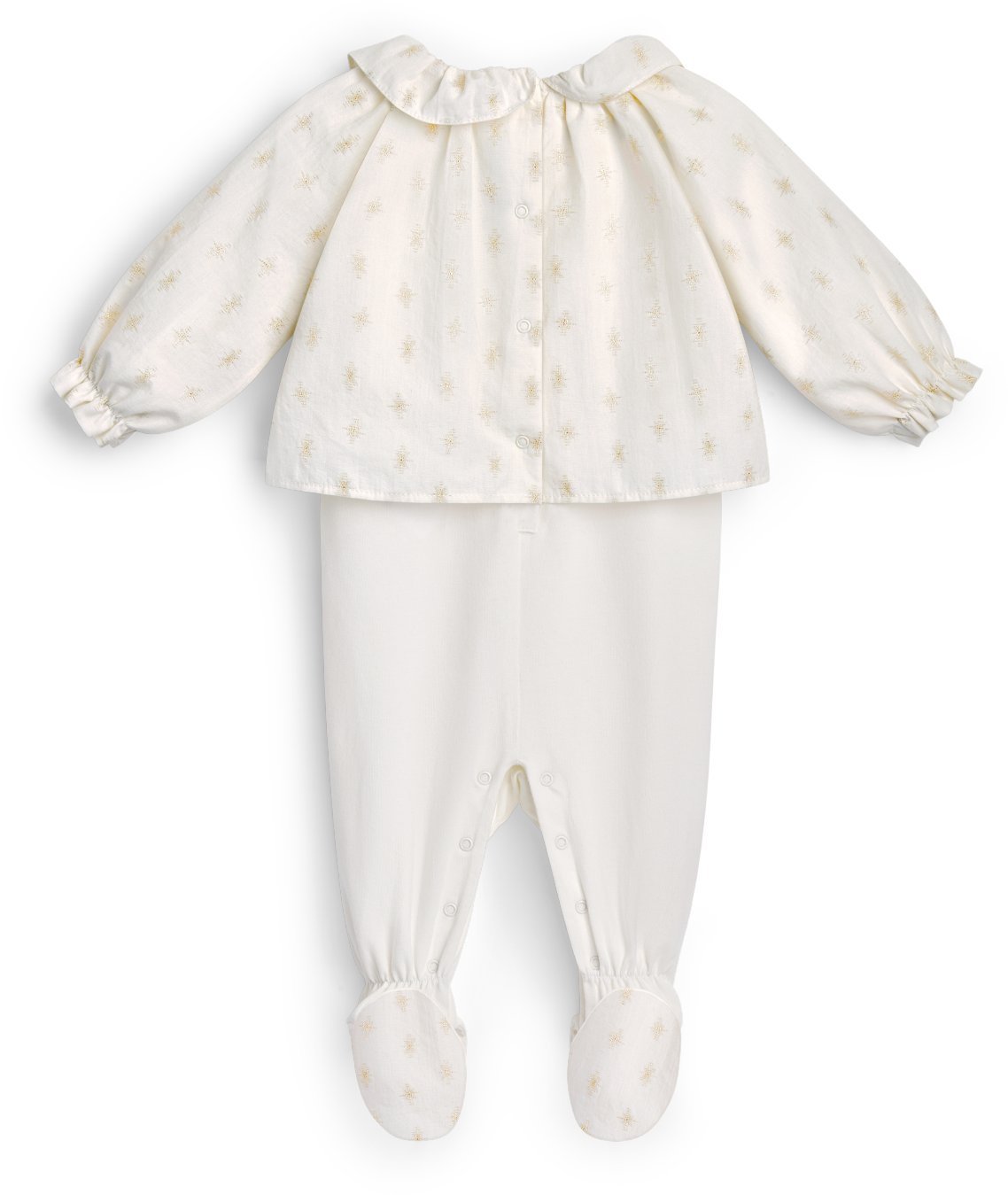 New In Baby Gi Ivory Unisex Teddy Velour Gift Set main image 0