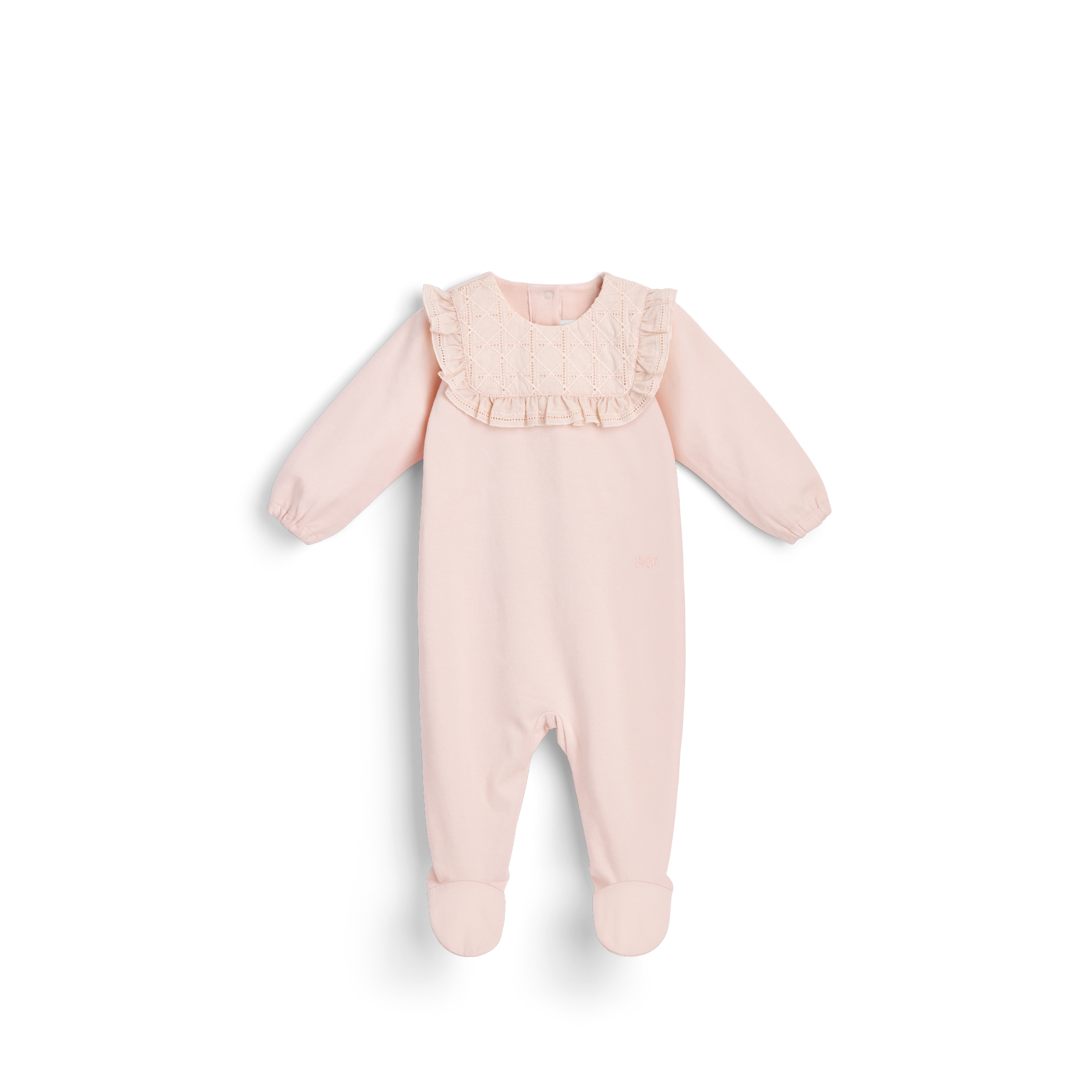 Newborn Gift Set Pale Pink Cannage Cotton Jersey and Voile E02