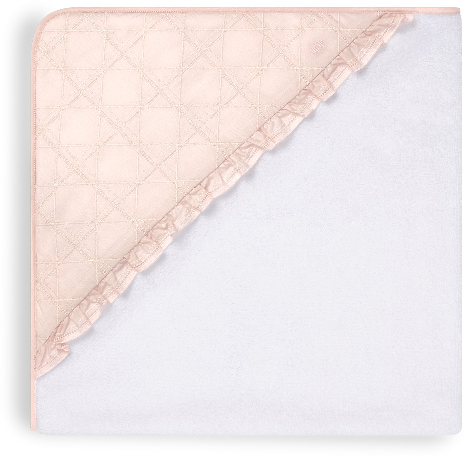 Hooded Baby Towel Three quarter closed view