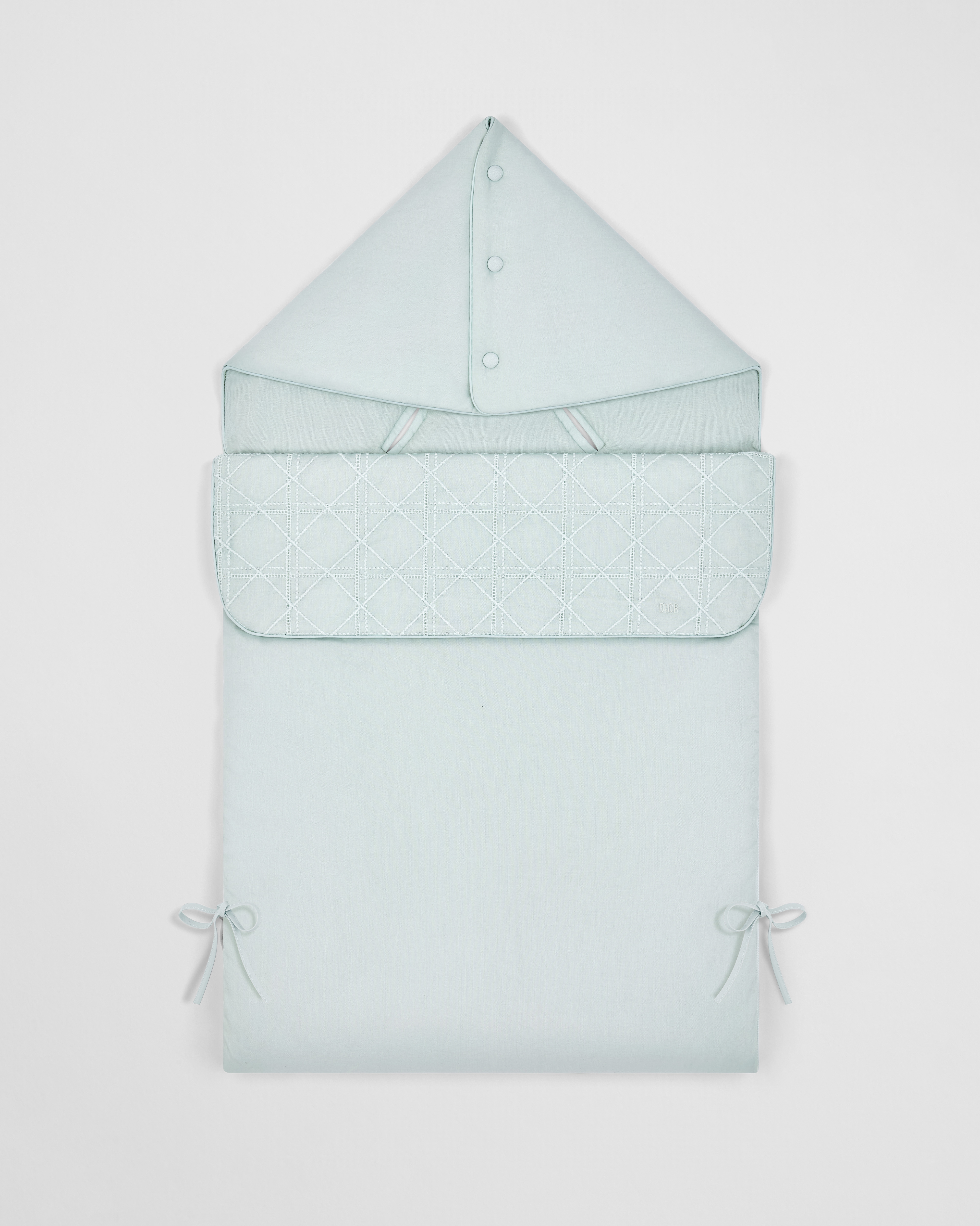 Sleeping Bag Light Blue Cannage Cotton Voile E01