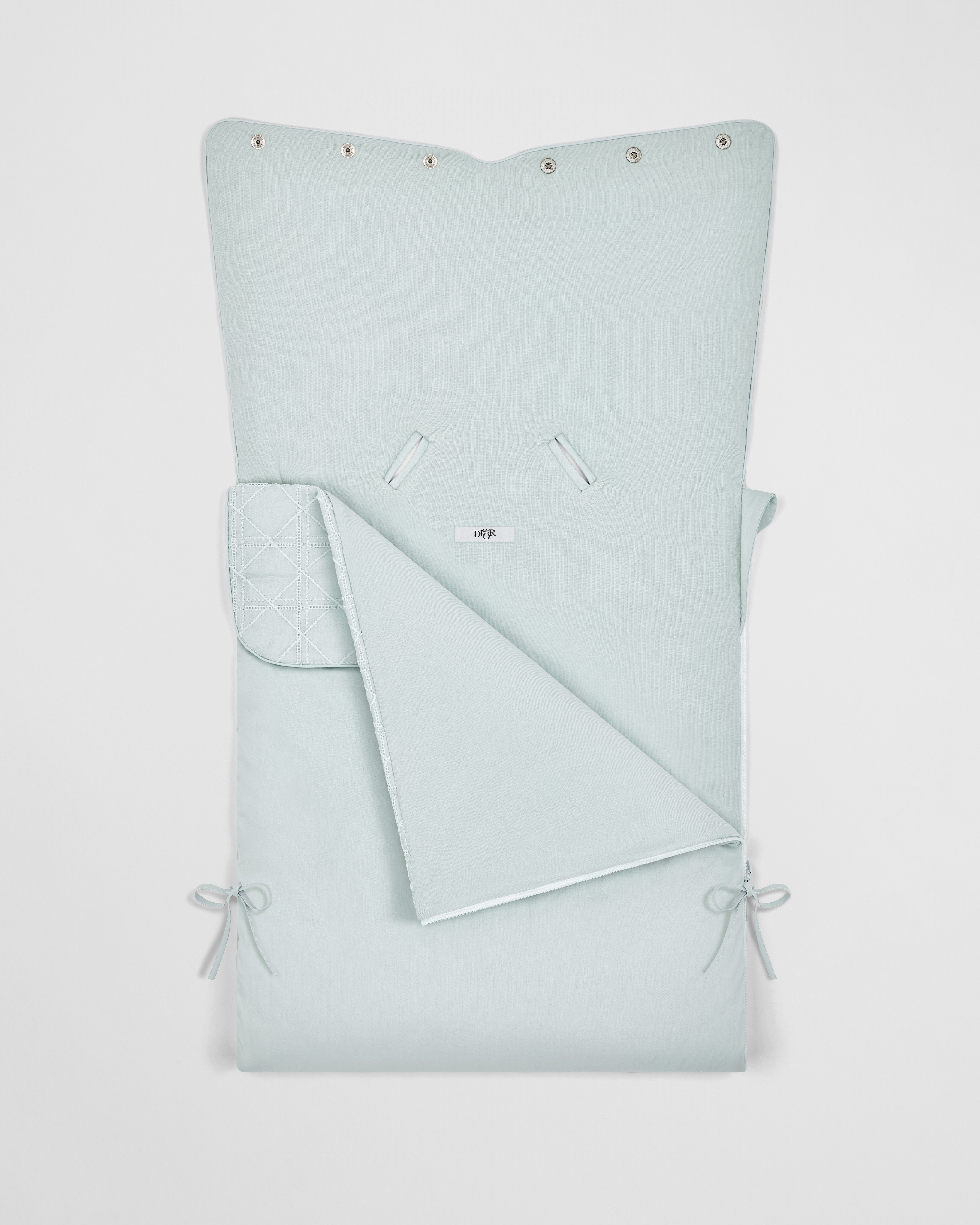 Sleeping Bag Light Blue Cannage Cotton Voile E03