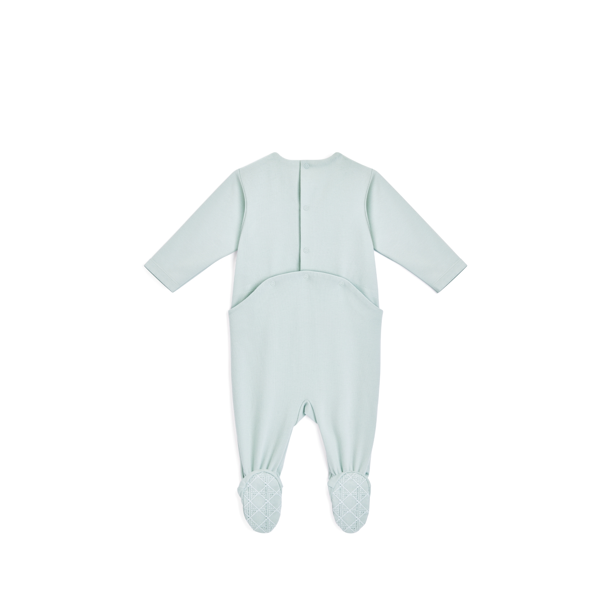 Newborn Gift Set Light Blue Cannage Cotton Jersey and Voile E03