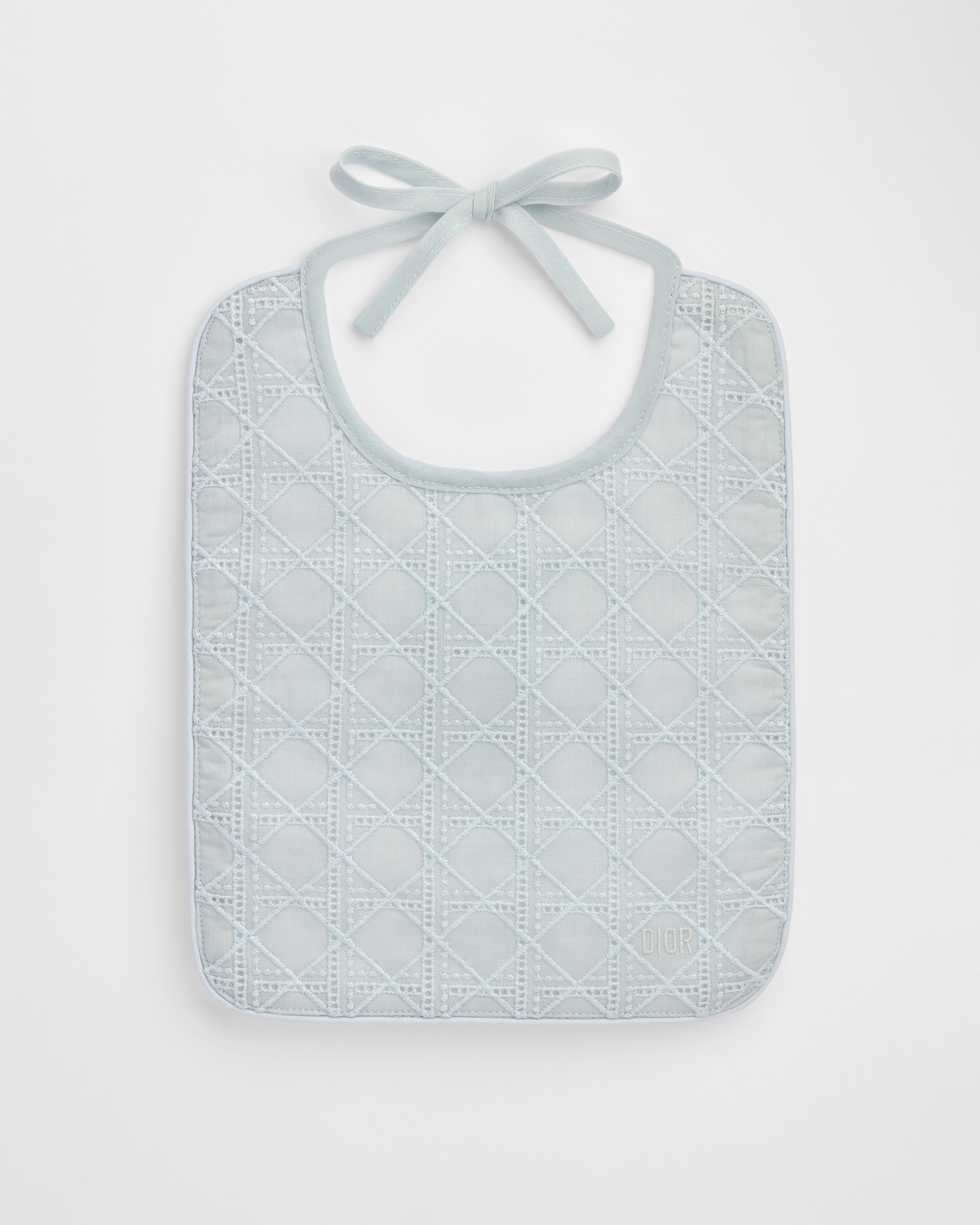 Newborn Gift Set Light Blue Cannage Cotton Jersey and Voile E02