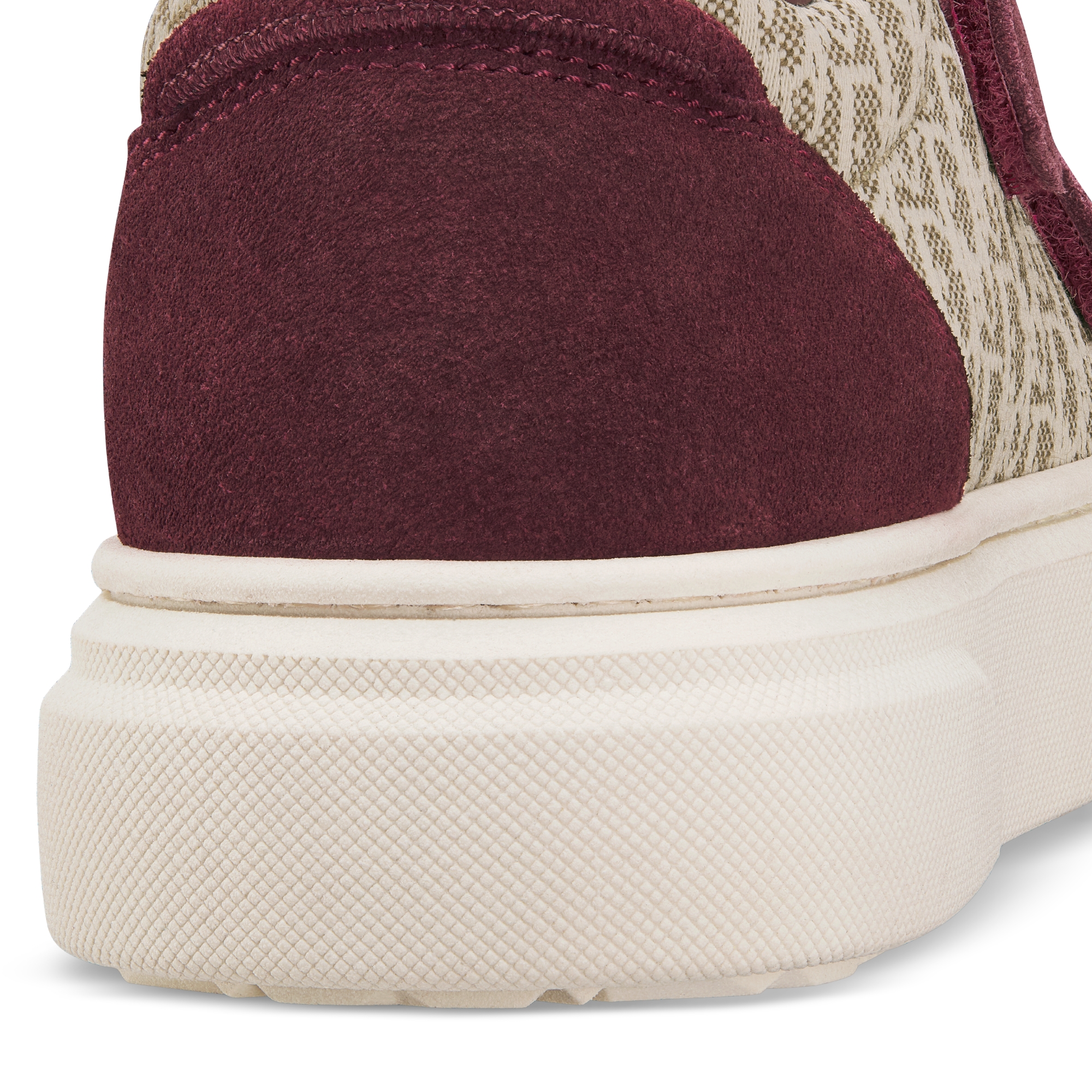 Little Kids' B33 Spin Low-Top Sneaker Beige Dior Oblique Jacquard and Burgundy Suede E09