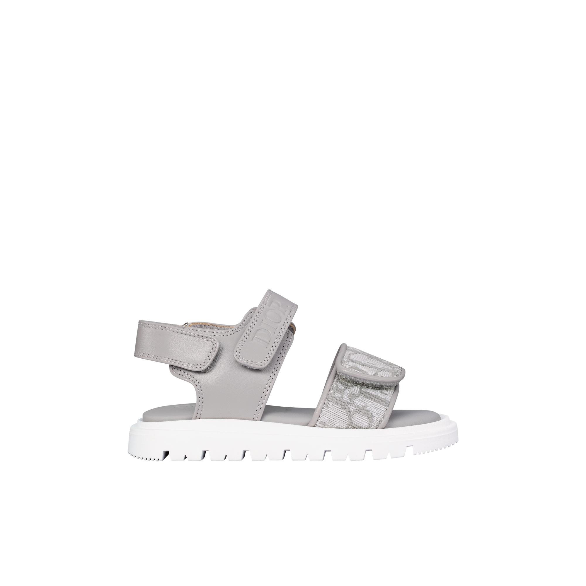  Gray Calfskin and Dior Oblique Jacquard