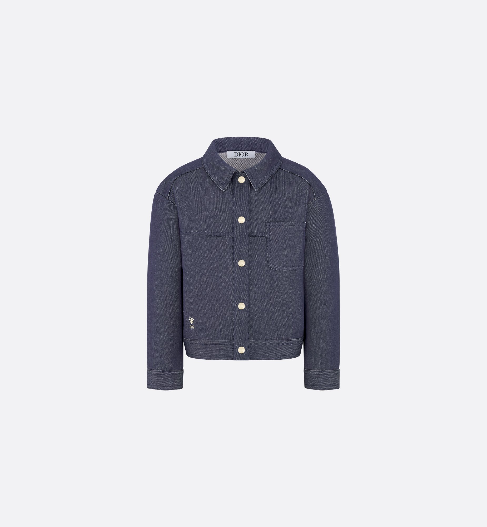 DIOR | キッズ ジャケット デニムエフェクト コットンギャバジン DIOR | キッズ ジャケット デニムエフェクト コットンギャバジン