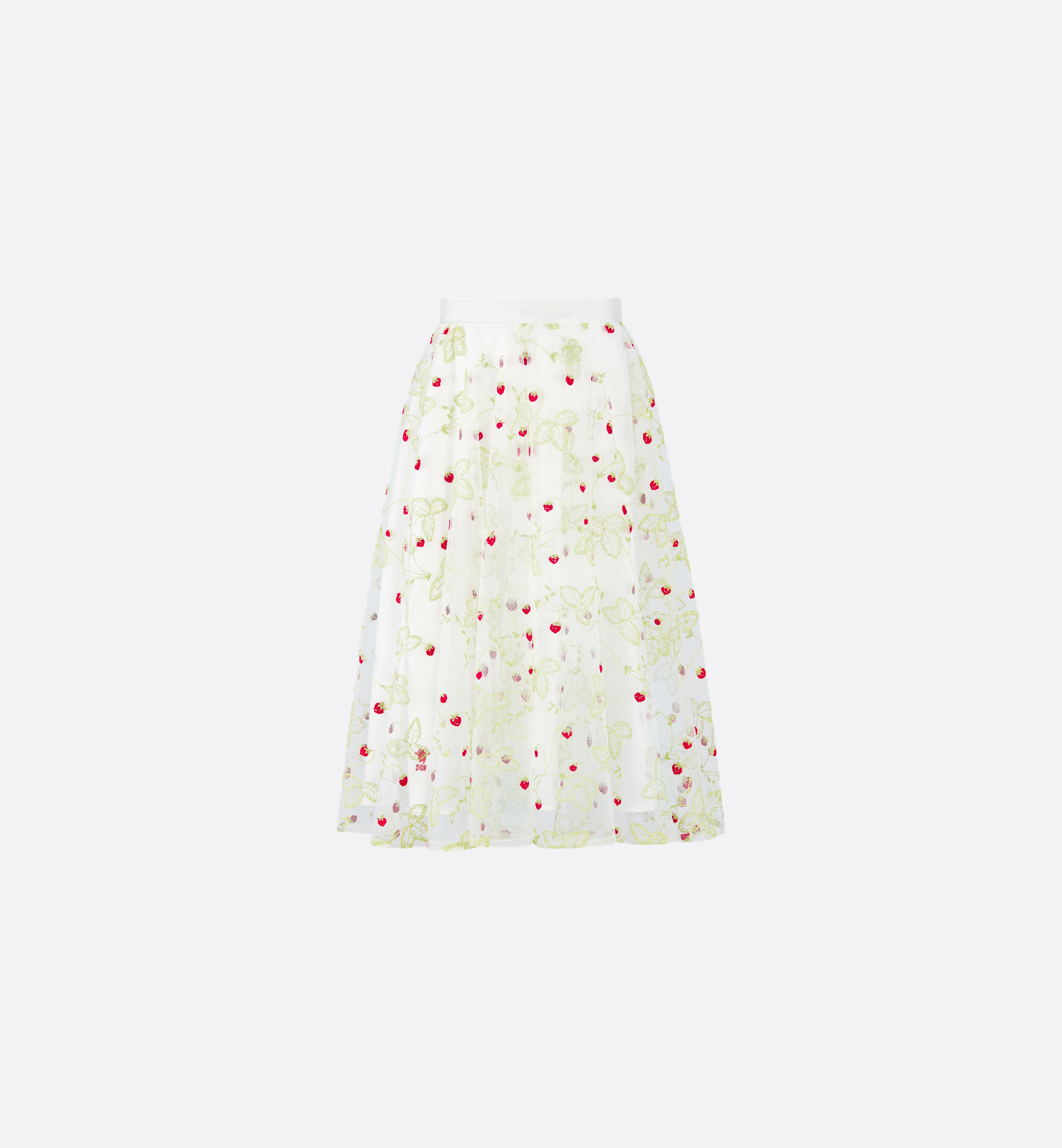 DIOR | キッズ ロングスカート Jardin de Fraises エンブロイ DIOR | キッズ ロングスカート Jardin de Fraises エンブロイ