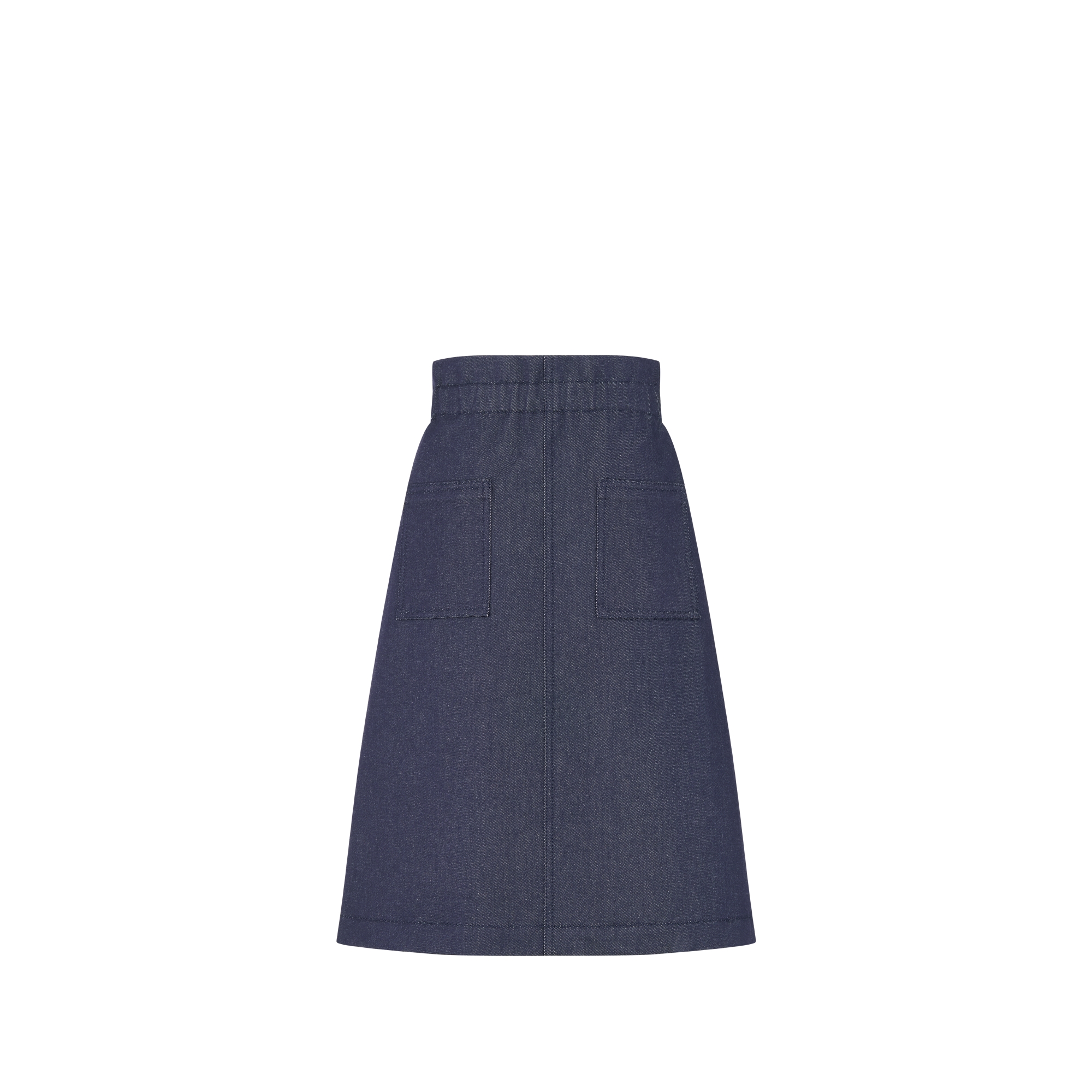 キッズ ロングスカート デニムエフェクト コットンギャバジン E08