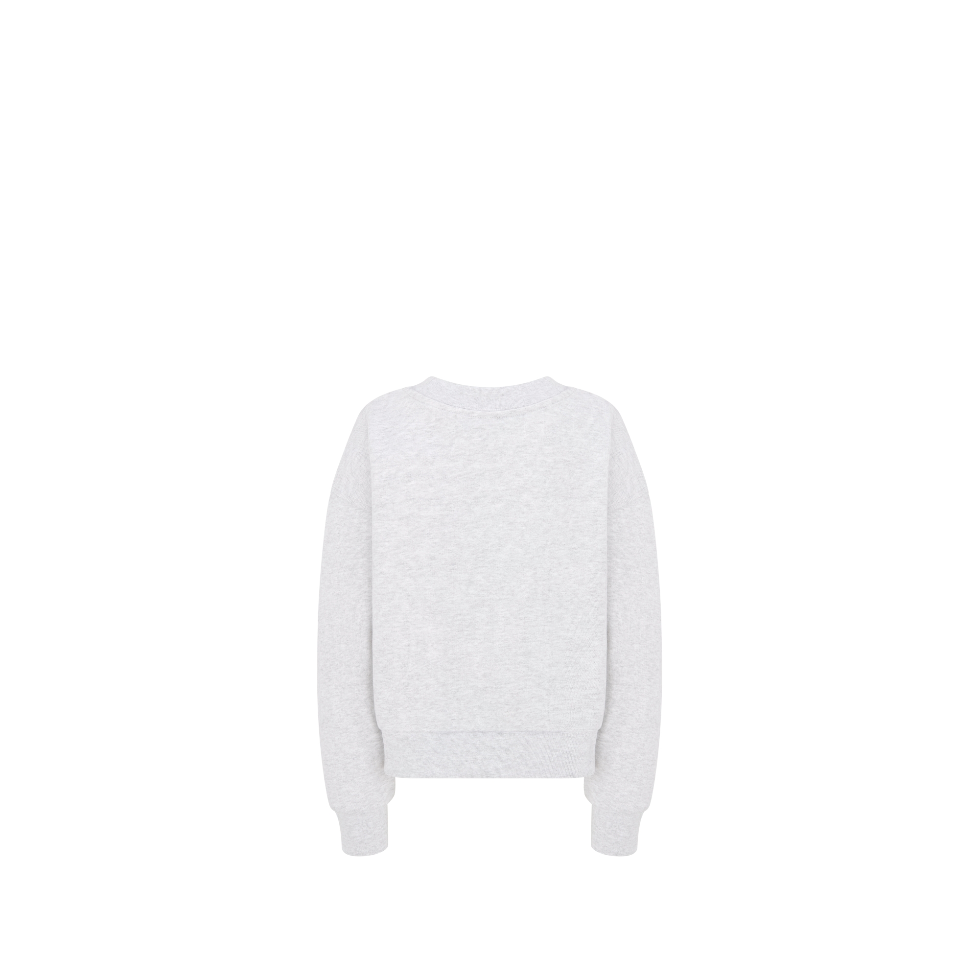 Kids' Sweatshirt Heathered Gray Cotton Fleece E08