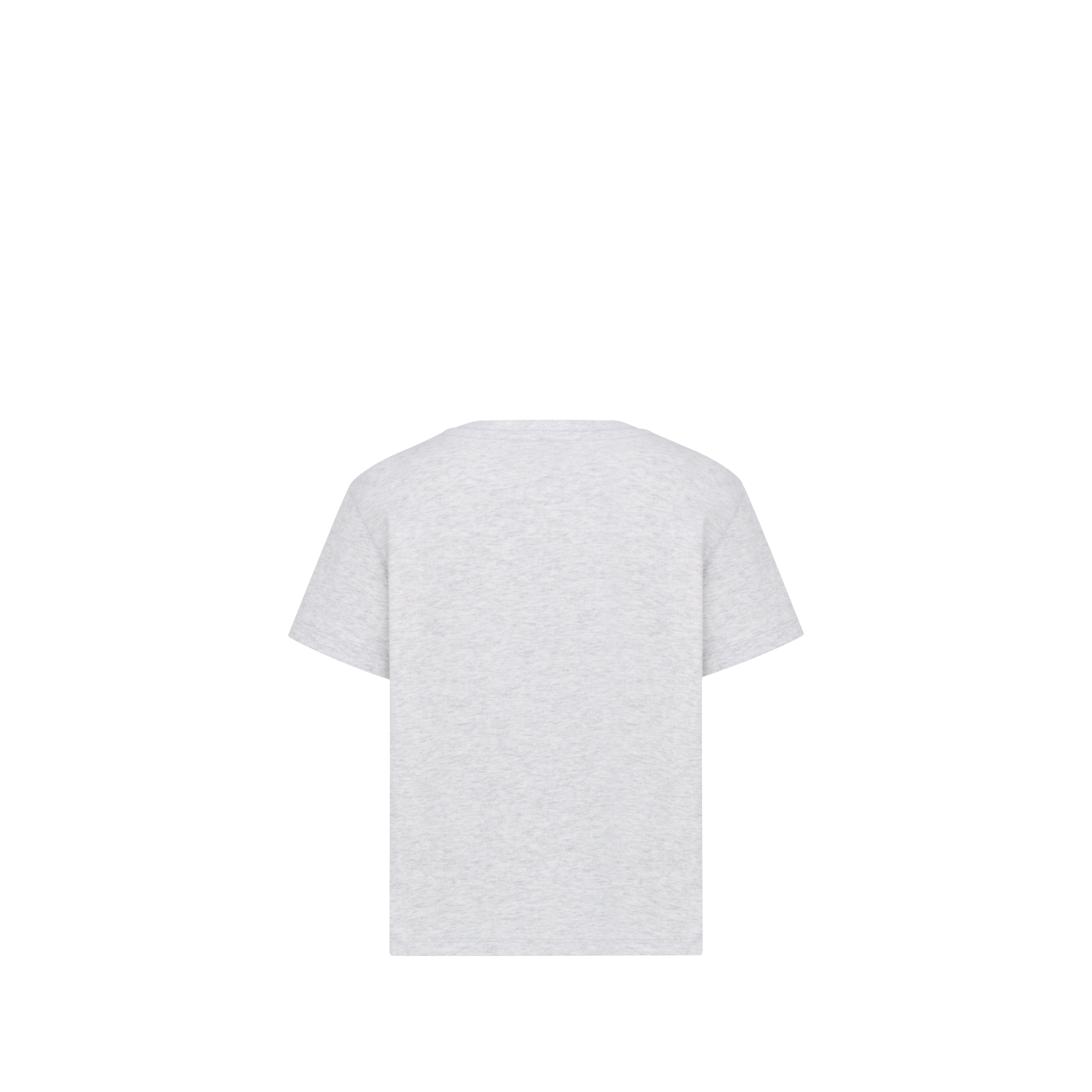 Kids' T-Shirt Heathered Gray Cotton Jersey E08