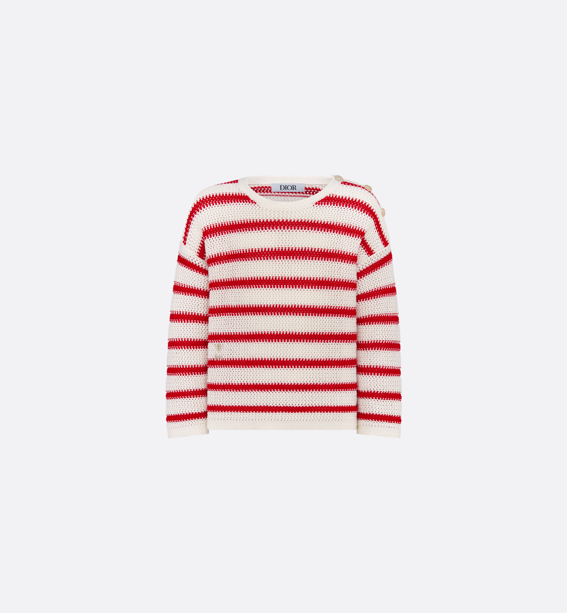 DIOR | キッズ セーター オープンワーク コットンニット DIOR | キッズ セーター オープンワーク コットンニット