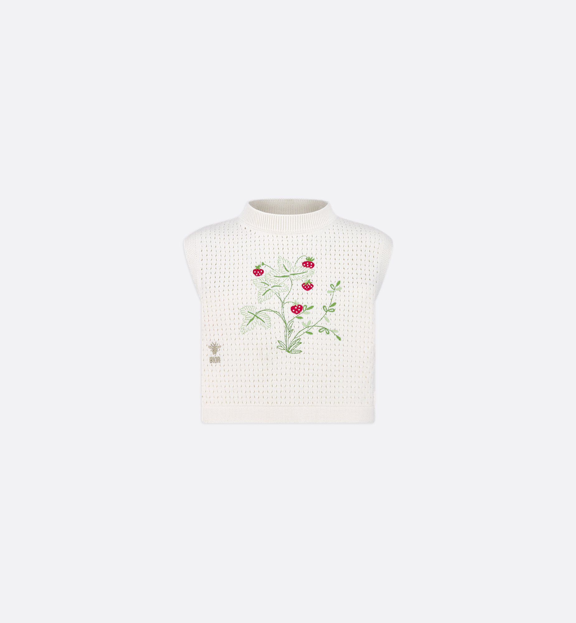 DIOR | キッズ セーターベスト オープンワーク コットンニット DIOR | キッズ セーターベスト オープンワーク コットンニット