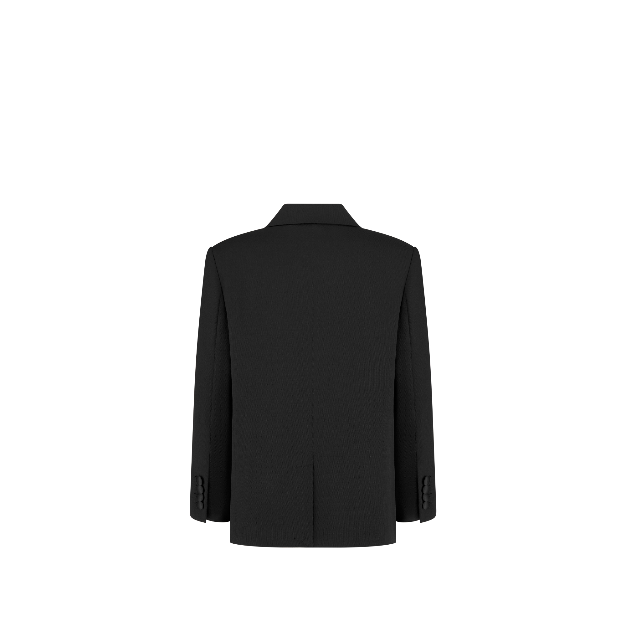 童裝西裝外套 黑色羊毛 E08