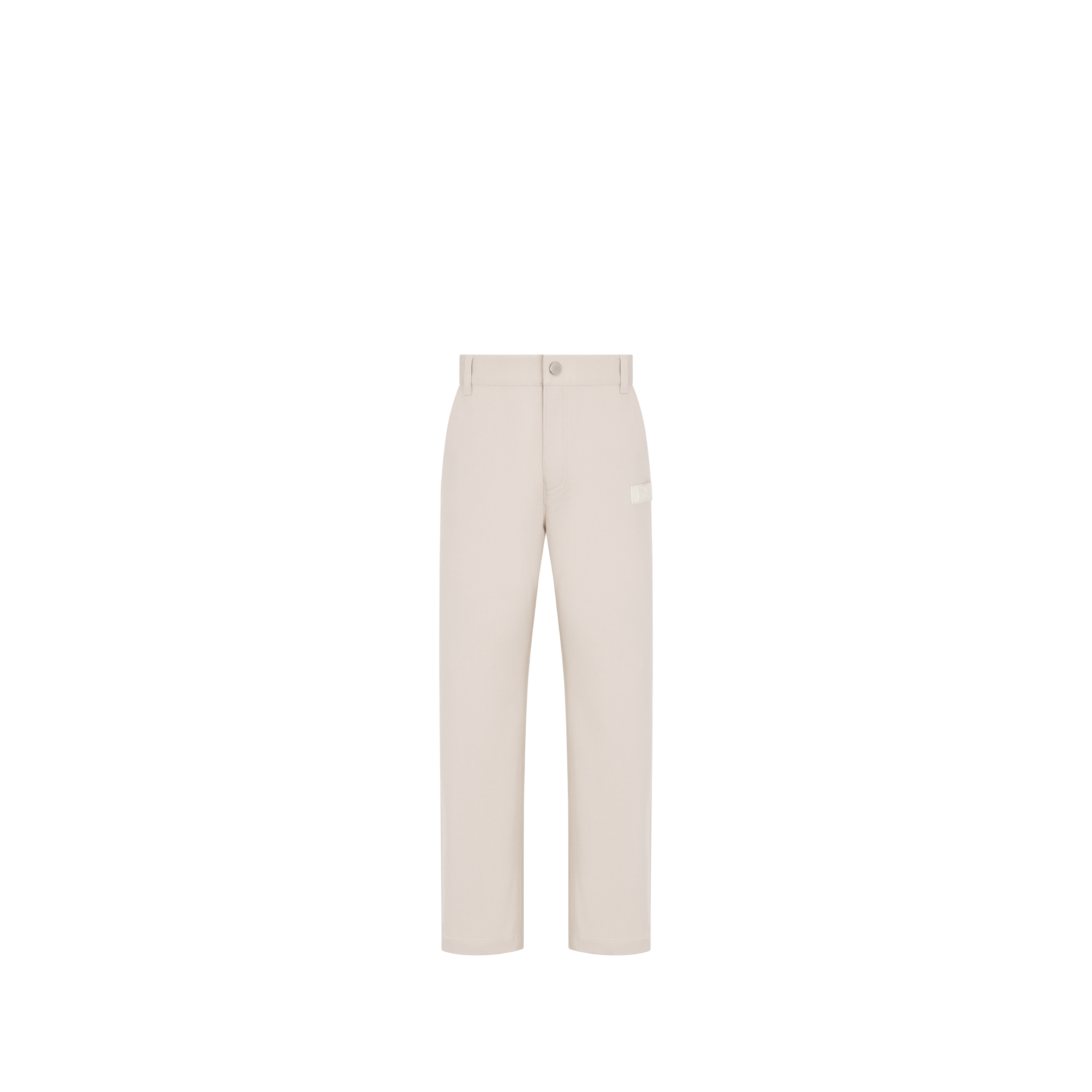 Kids' Chino Pants Beige Cotton Gabardine E01