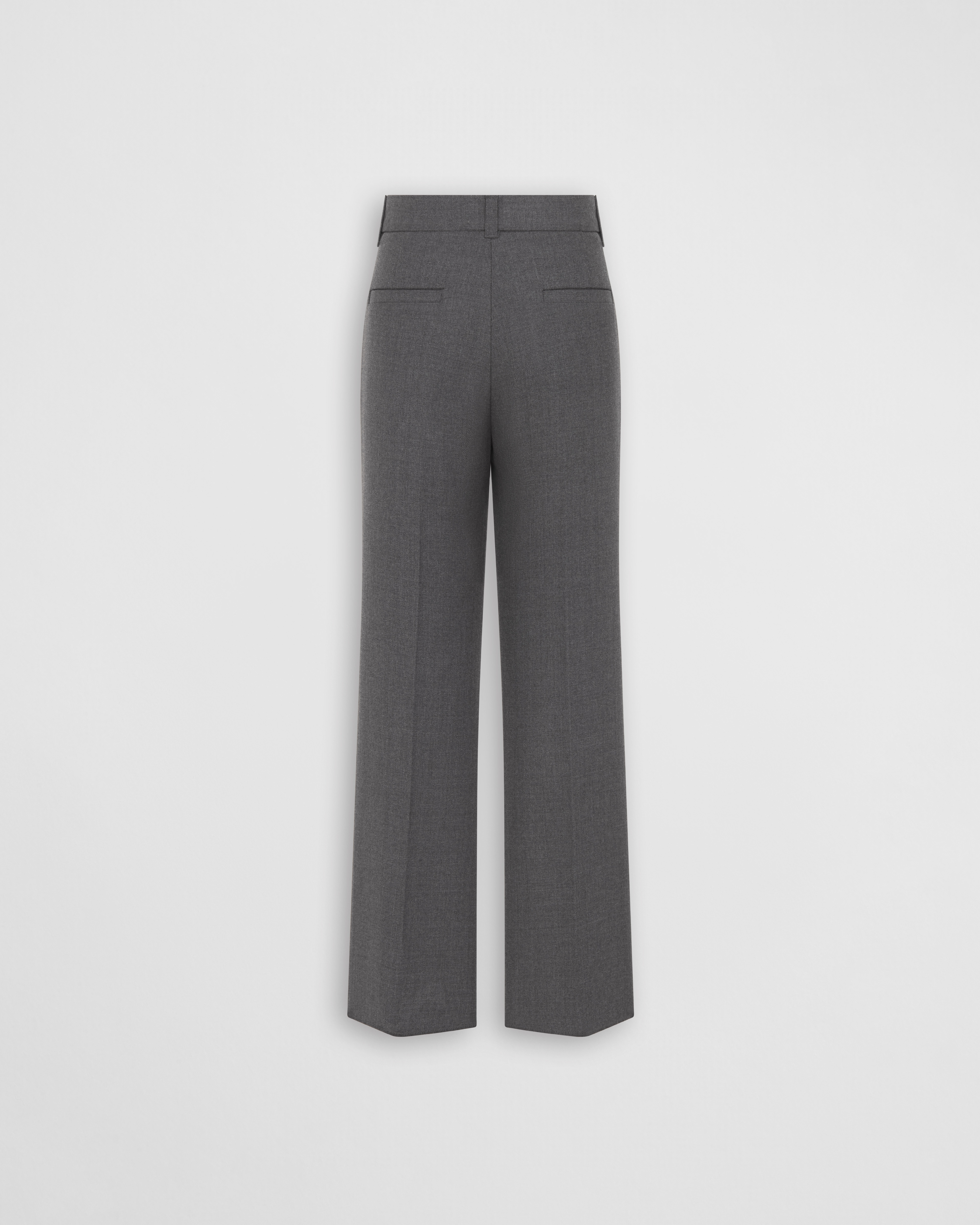 Kids' Suit Pants Anthracite Gray Wool E08