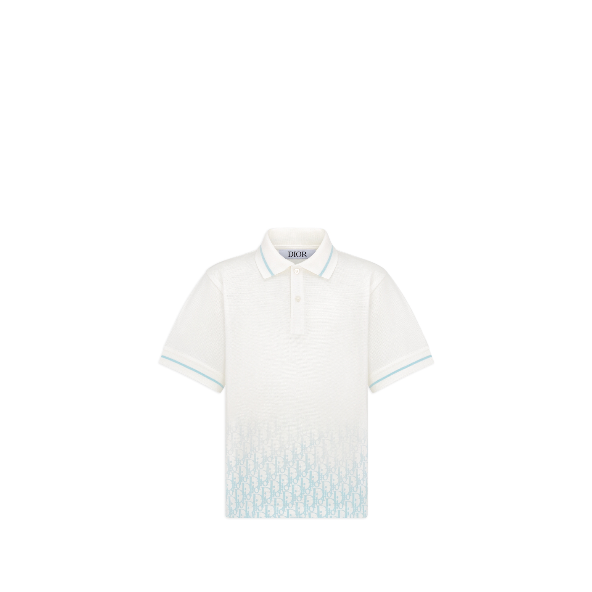 Kids' Polo Shirt Ivory Cotton Piqué E01