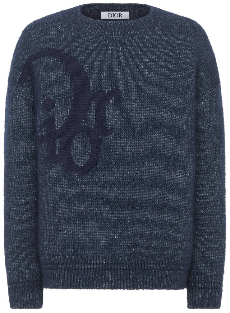 Dior キッズ グレー トレーナー 140 Kids' Christian Dior Couture Hooded Sweatshirt Heathered