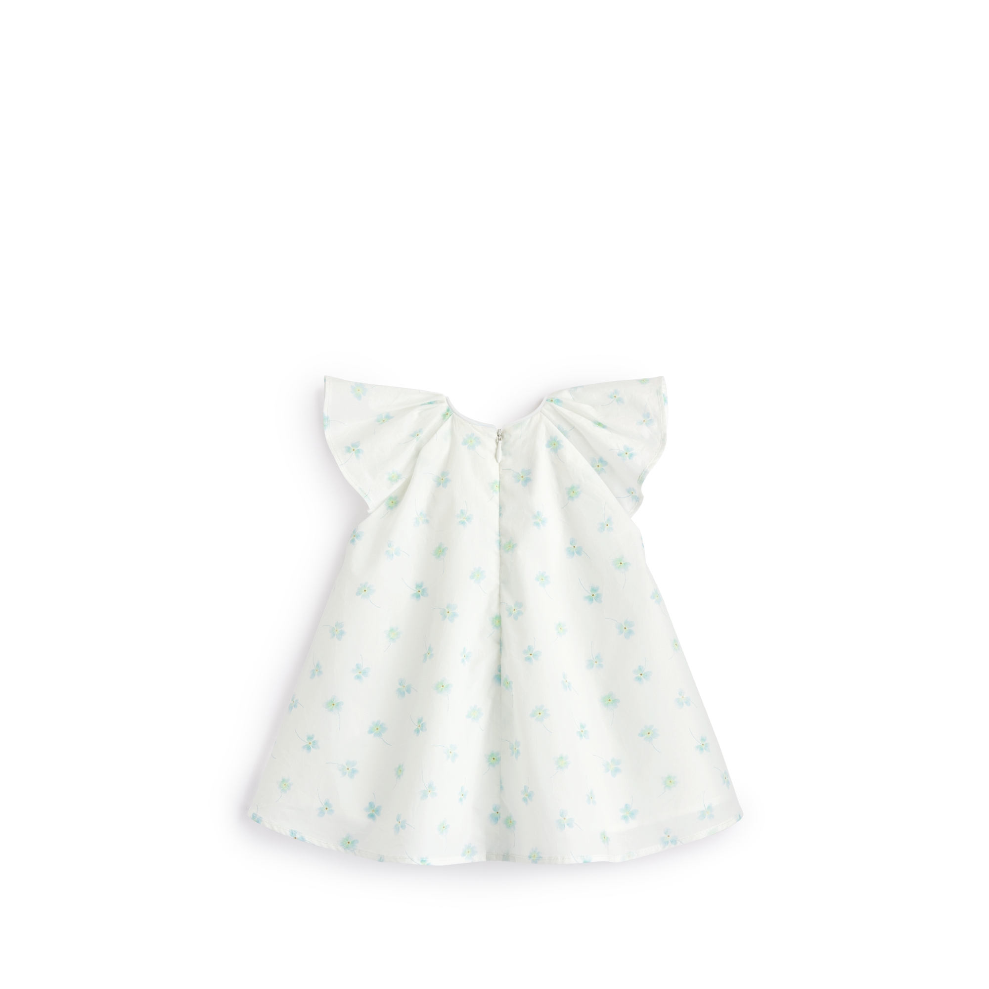 ベビー フレアドレス クローバー コットンポプリン E08