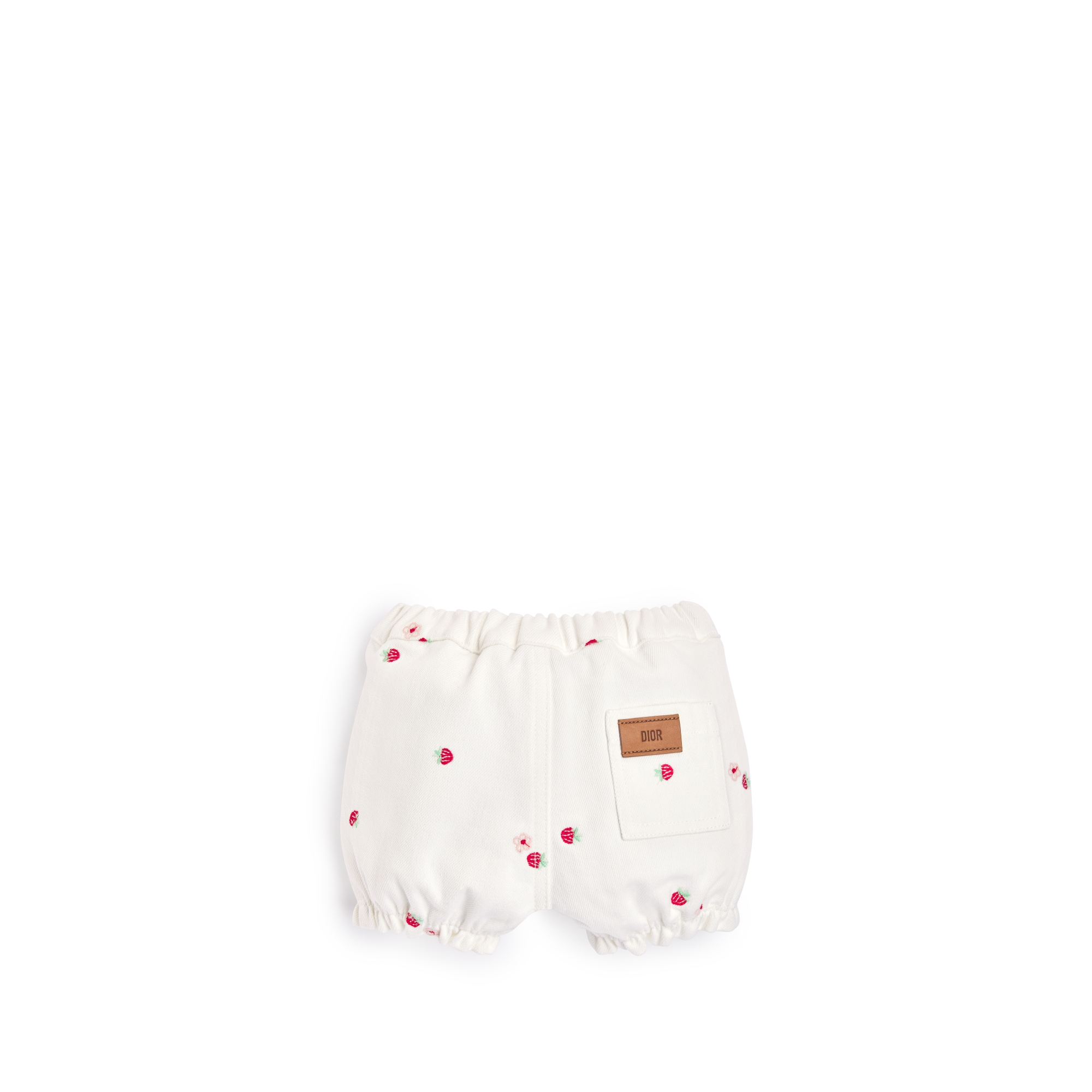 ベビー ショートパンツ Jardin de Fraises エンブロイダリー コットンデニム E08