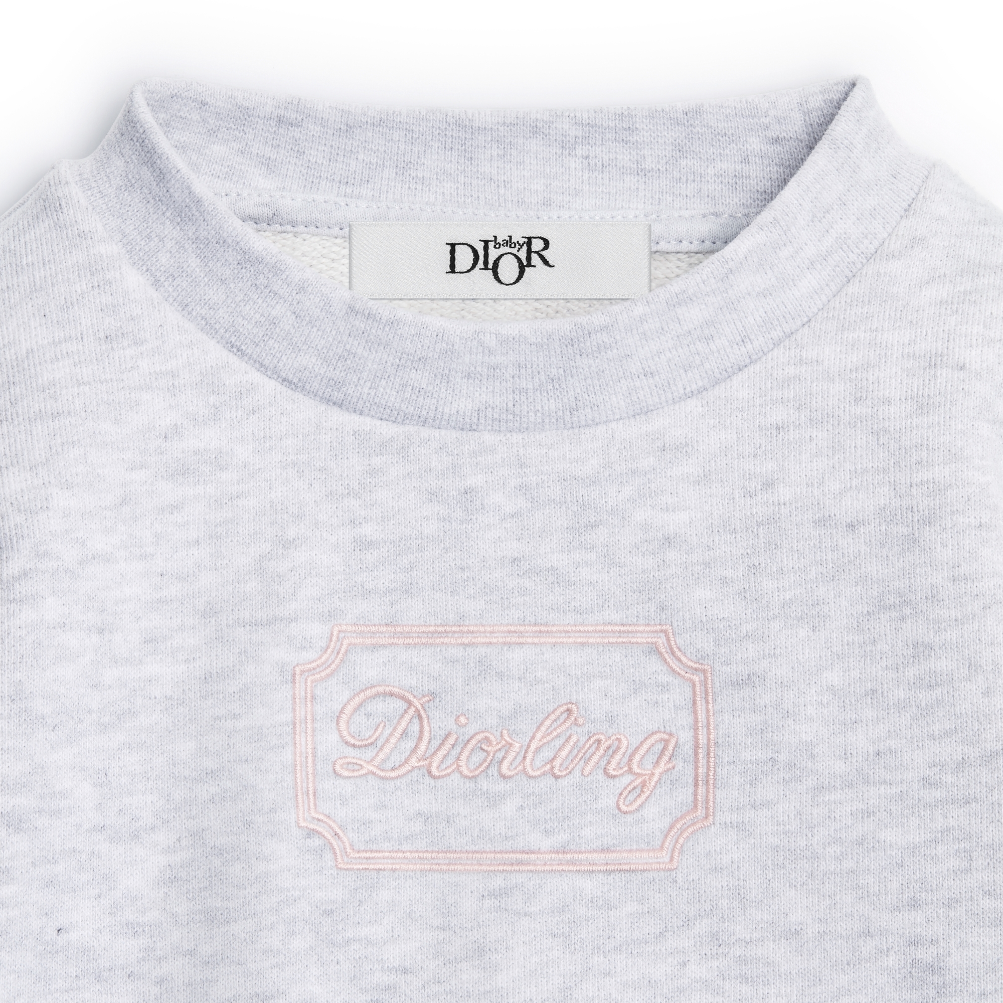 Baby Sweatshirt Heathered Gray Cotton Fleece E09