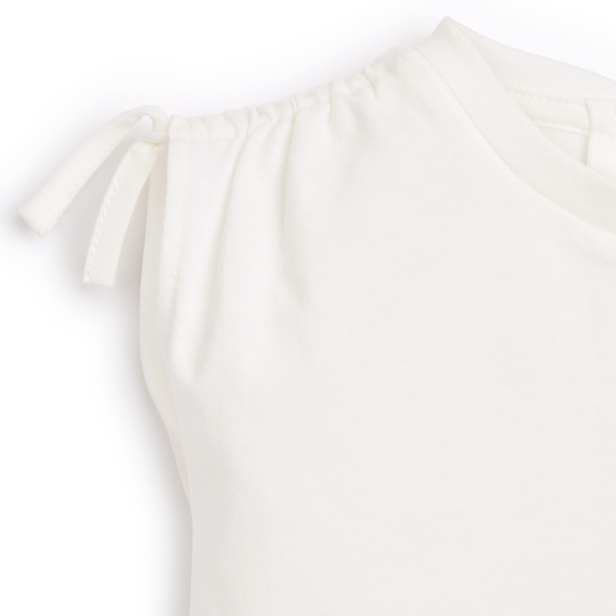 Baby T-Shirt Ivory Cotton Jersey E09