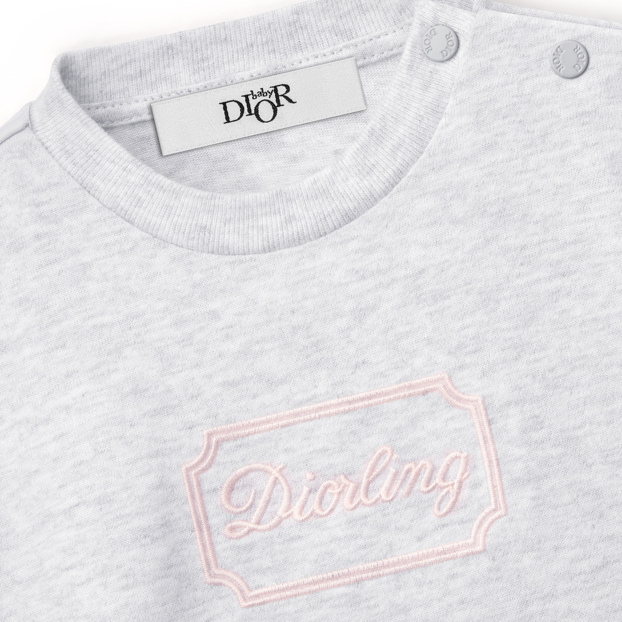 Baby T-Shirt Heathered Gray Cotton Jersey E09