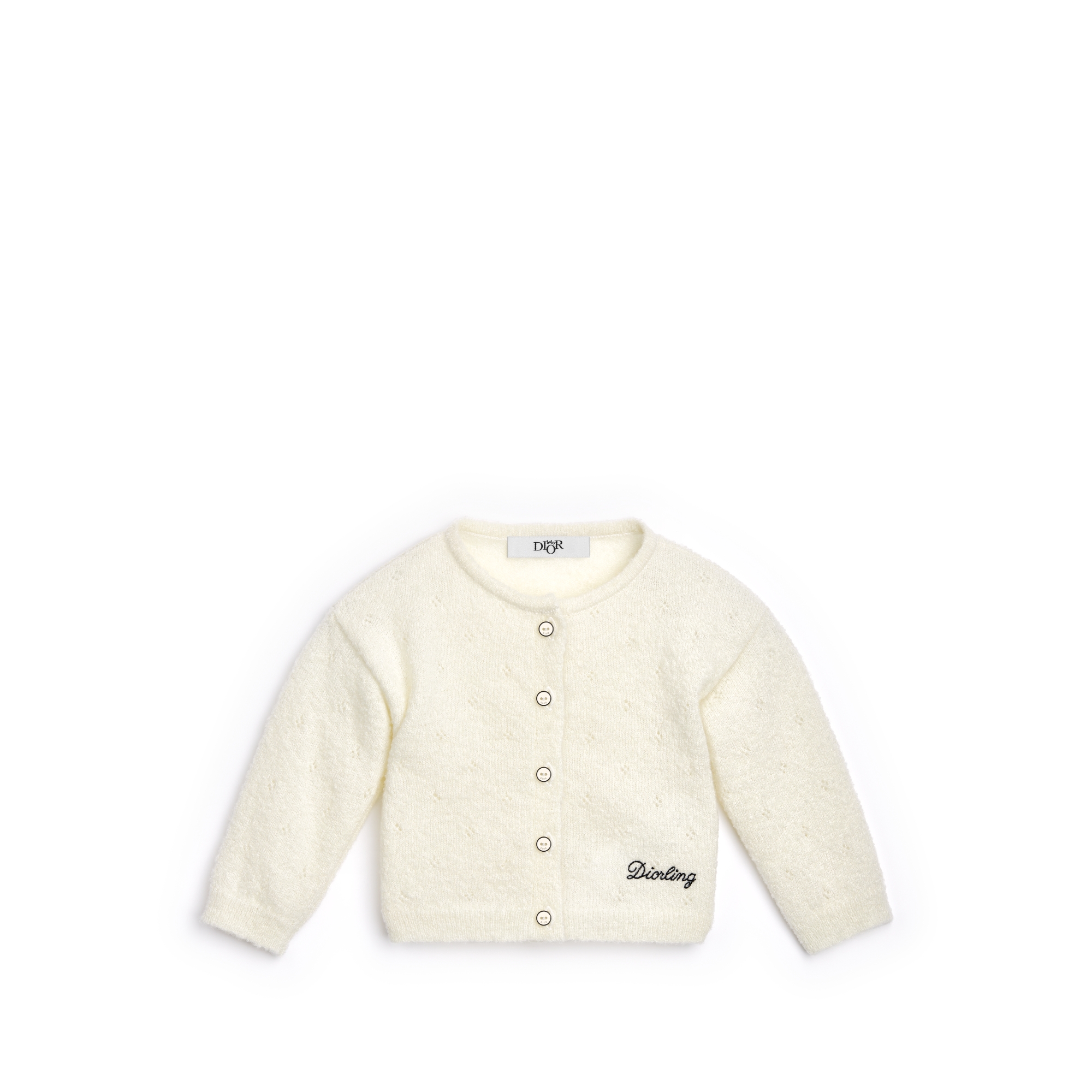 CHRISTIAN DIOR ホワイト Vネックカーディガン CHRISTIAN DIOR ホワイト Vネックカーディガン DIOR | セーター