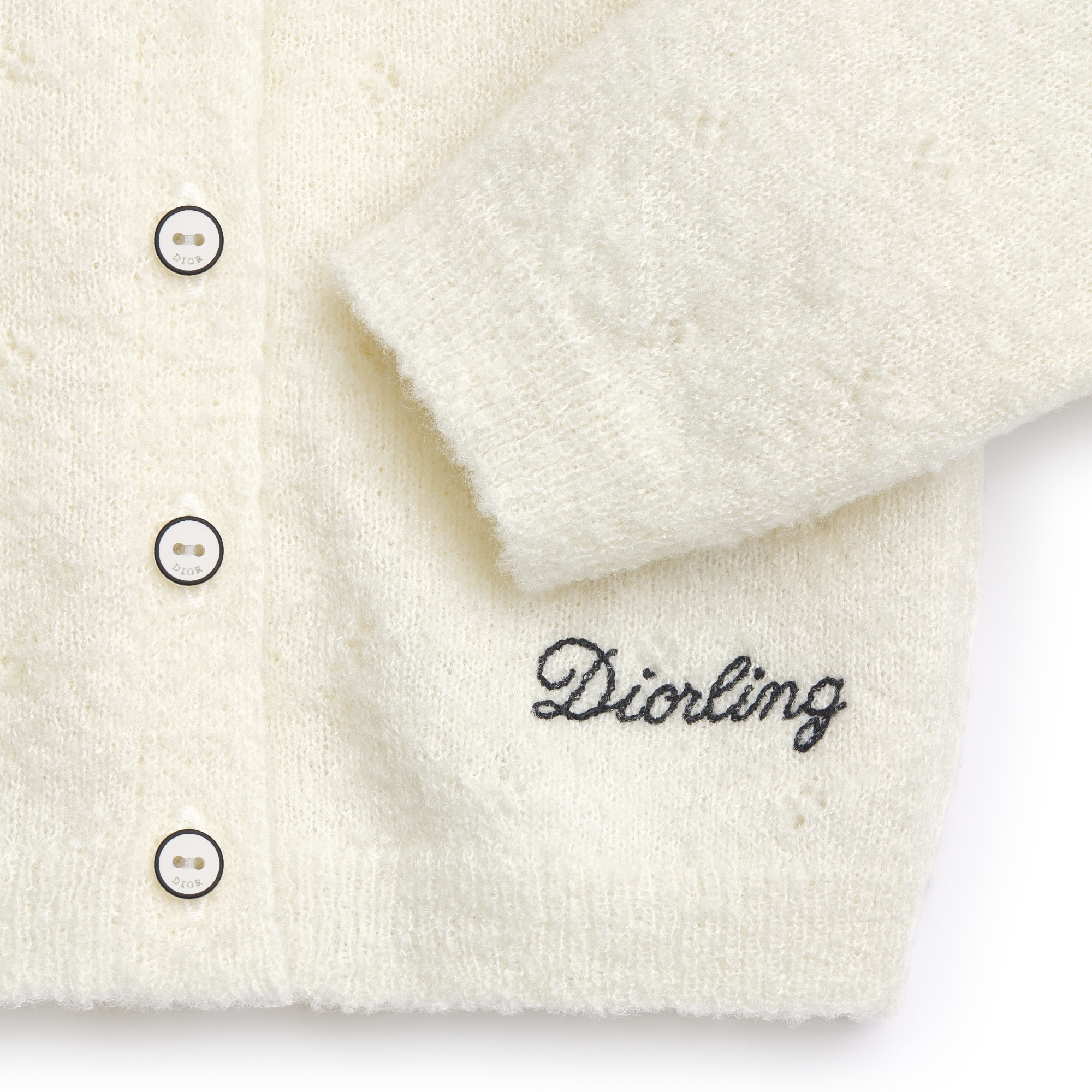 DIOR | ベビー カーディガン ウール & シルク ブレンド ニット