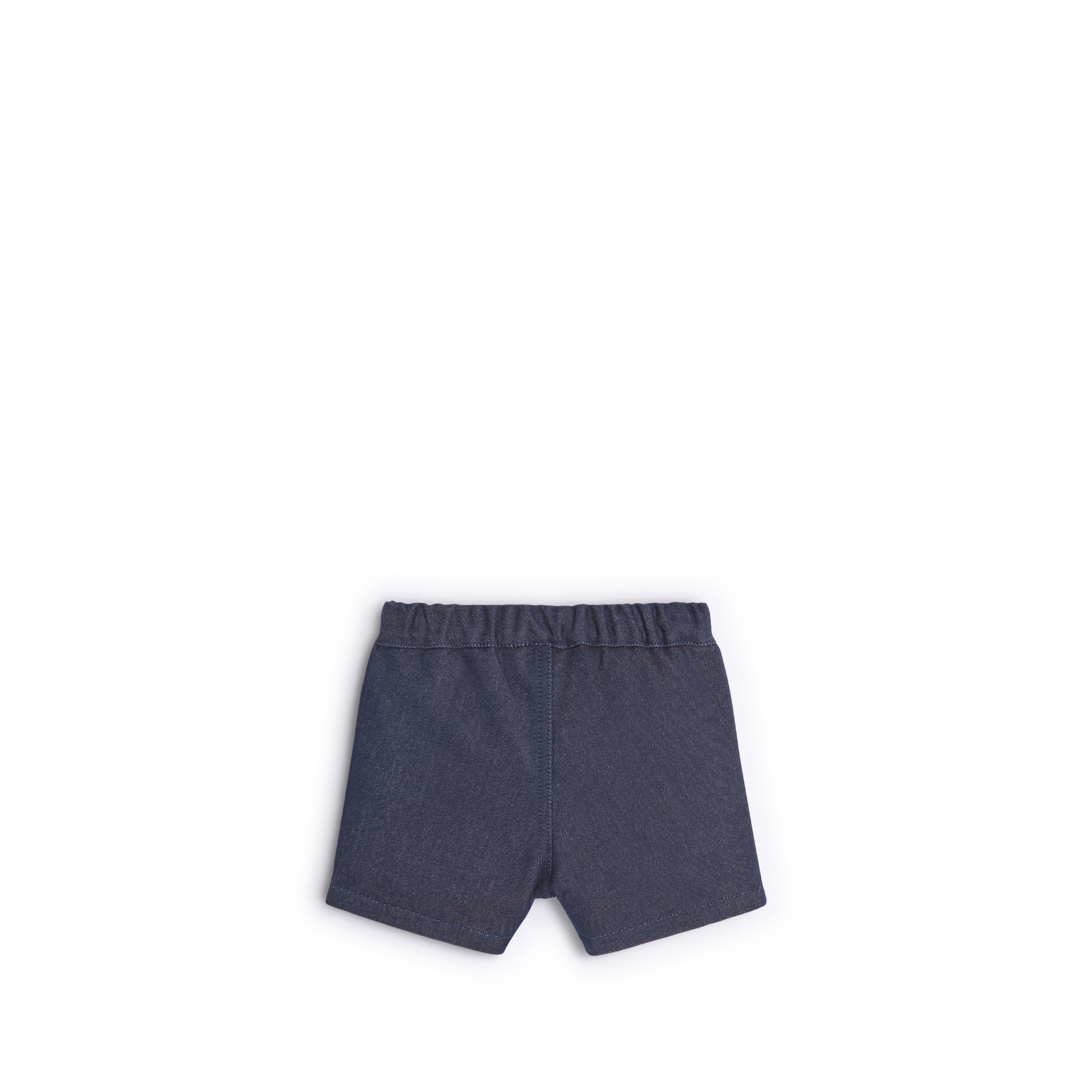 ベビー ショートパンツ デニムエフェクトコットンギャバジン E08