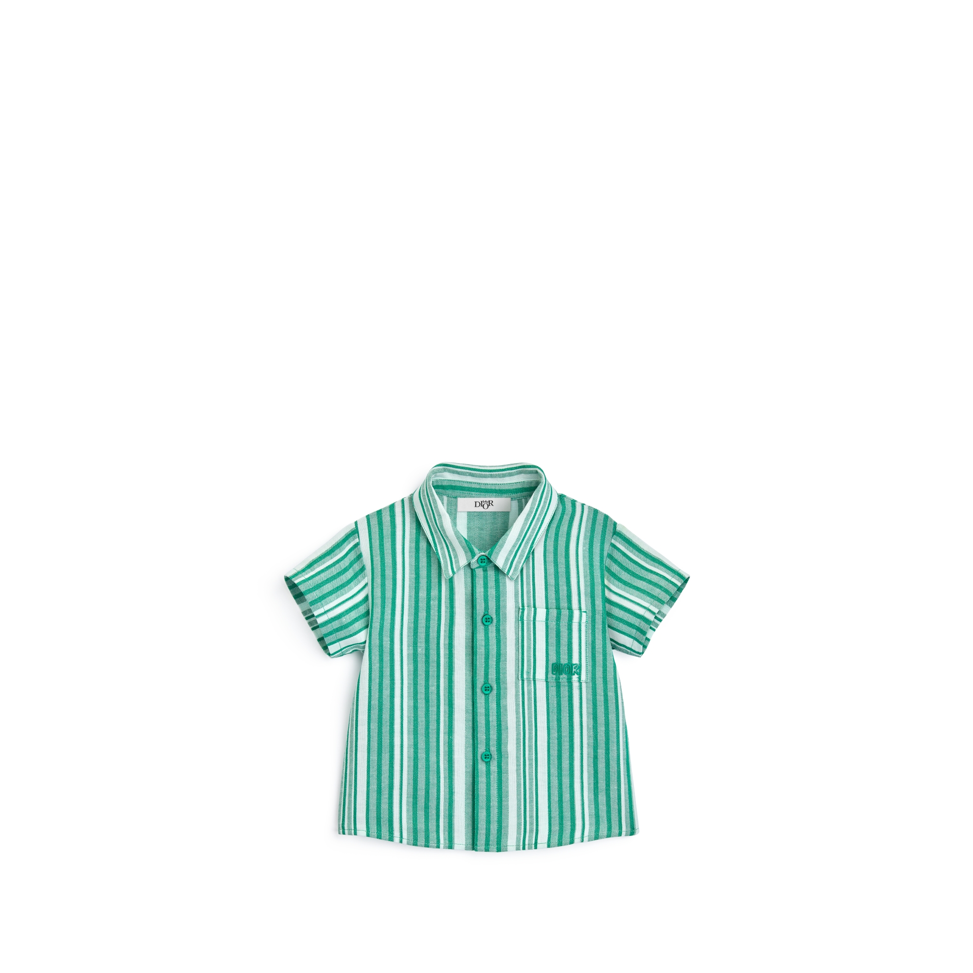 ベビー ショートスリーブ シャツ コットン & リネン E01