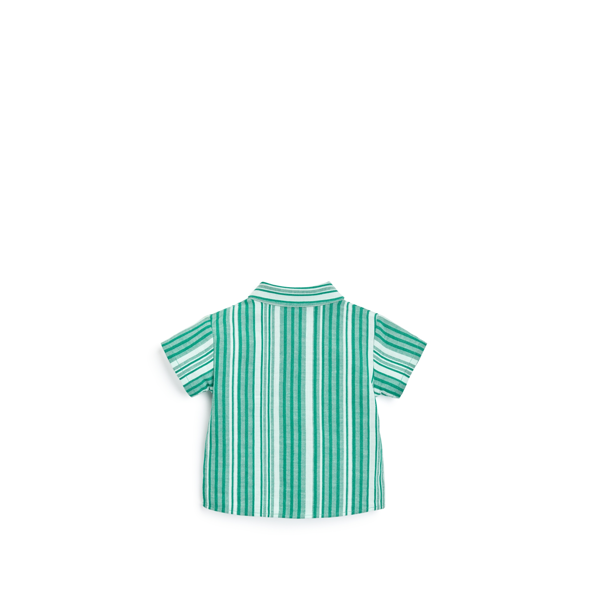 ベビー ショートスリーブ シャツ コットン & リネン E08