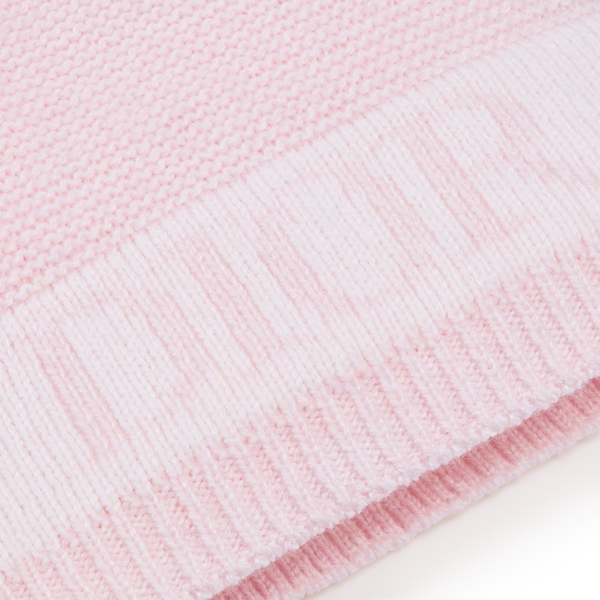 Baby Beanie Pale Pink Wool- and Cashmere-Blend Knit E09