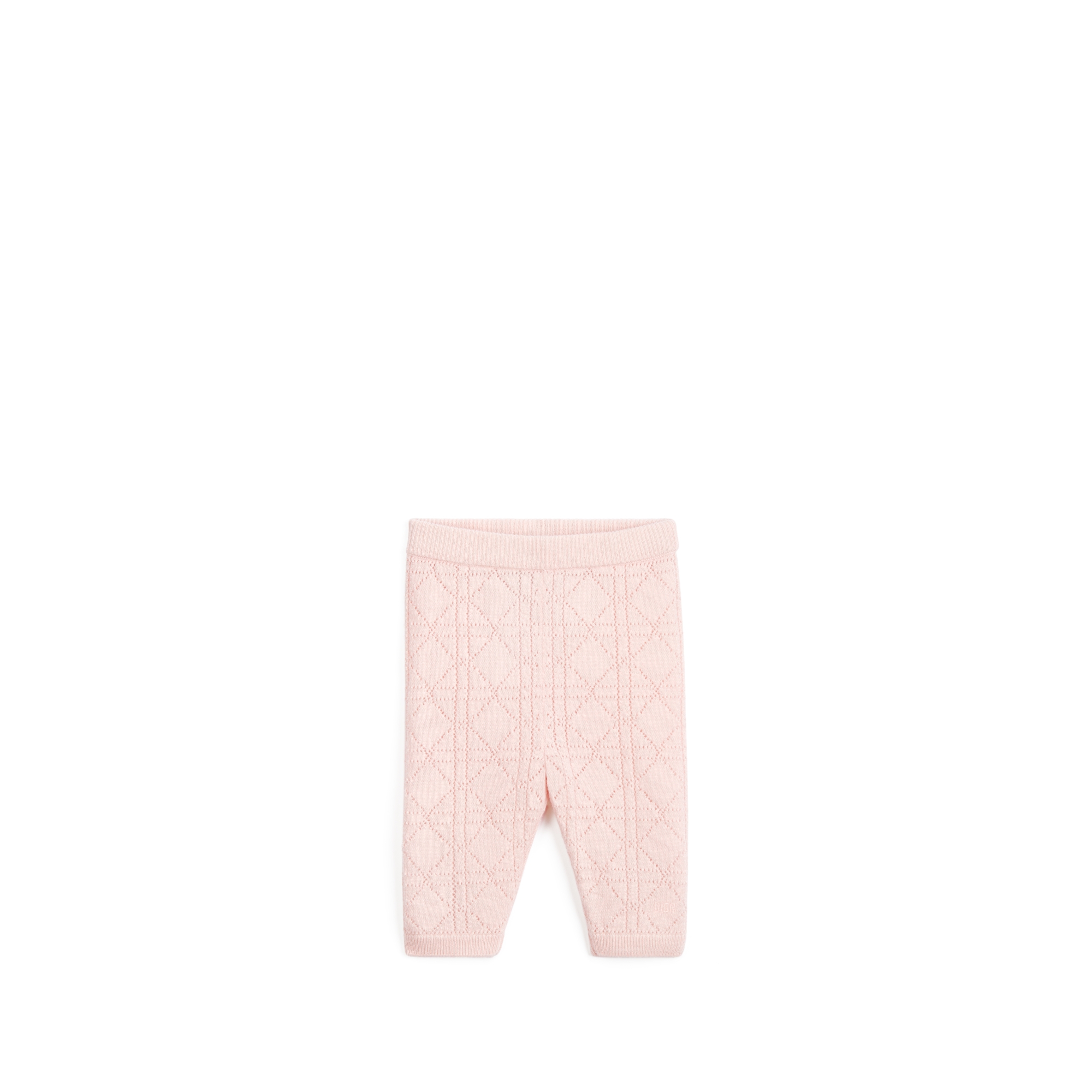 Conjunto de regalo para recién nacido Punto calado de cachemira Cannage rosa palo E04