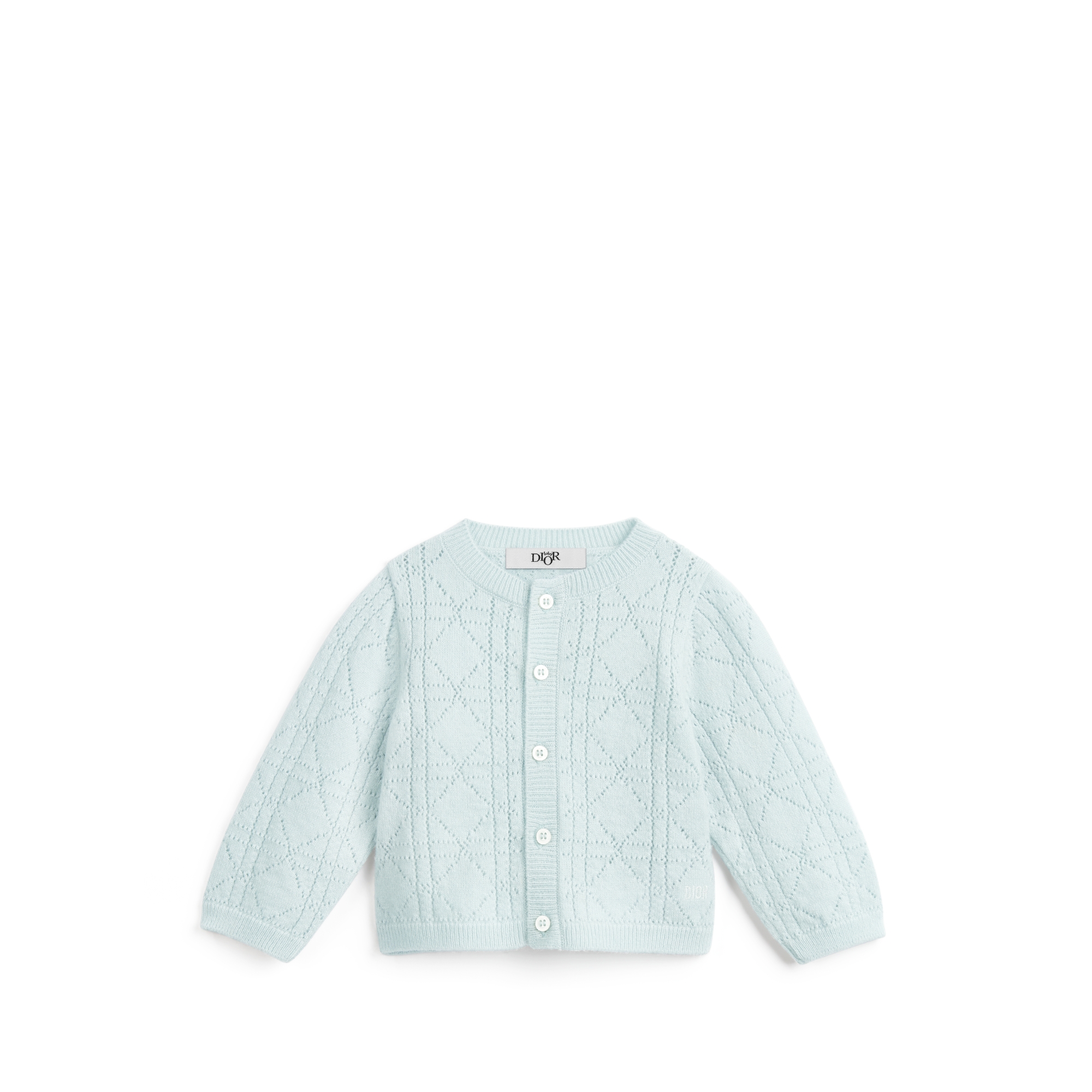 Newborn Gift Set Light Blue Openwork Cannage Cashmere Knit E02