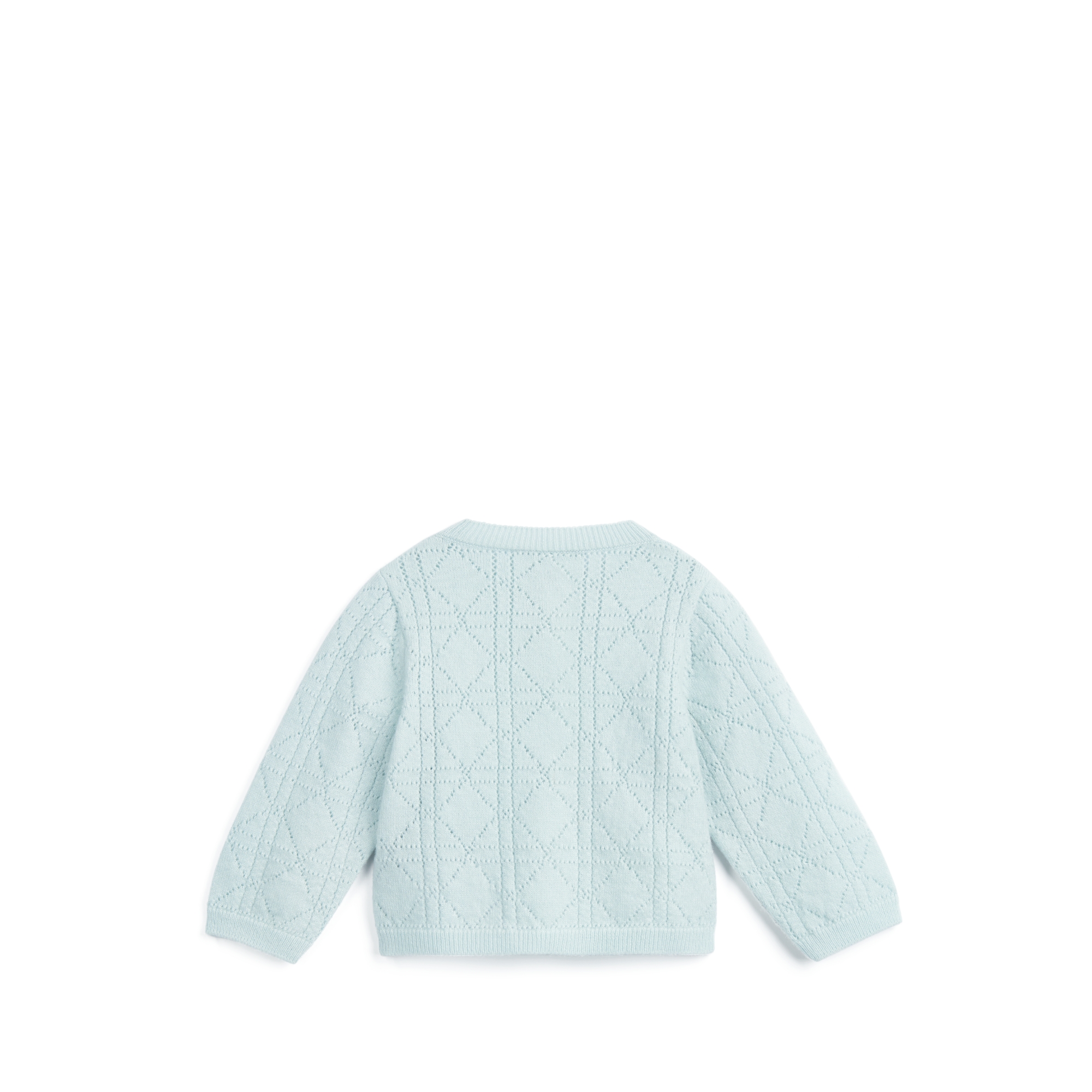 Newborn Gift Set Light Blue Openwork Cannage Cashmere Knit E03
