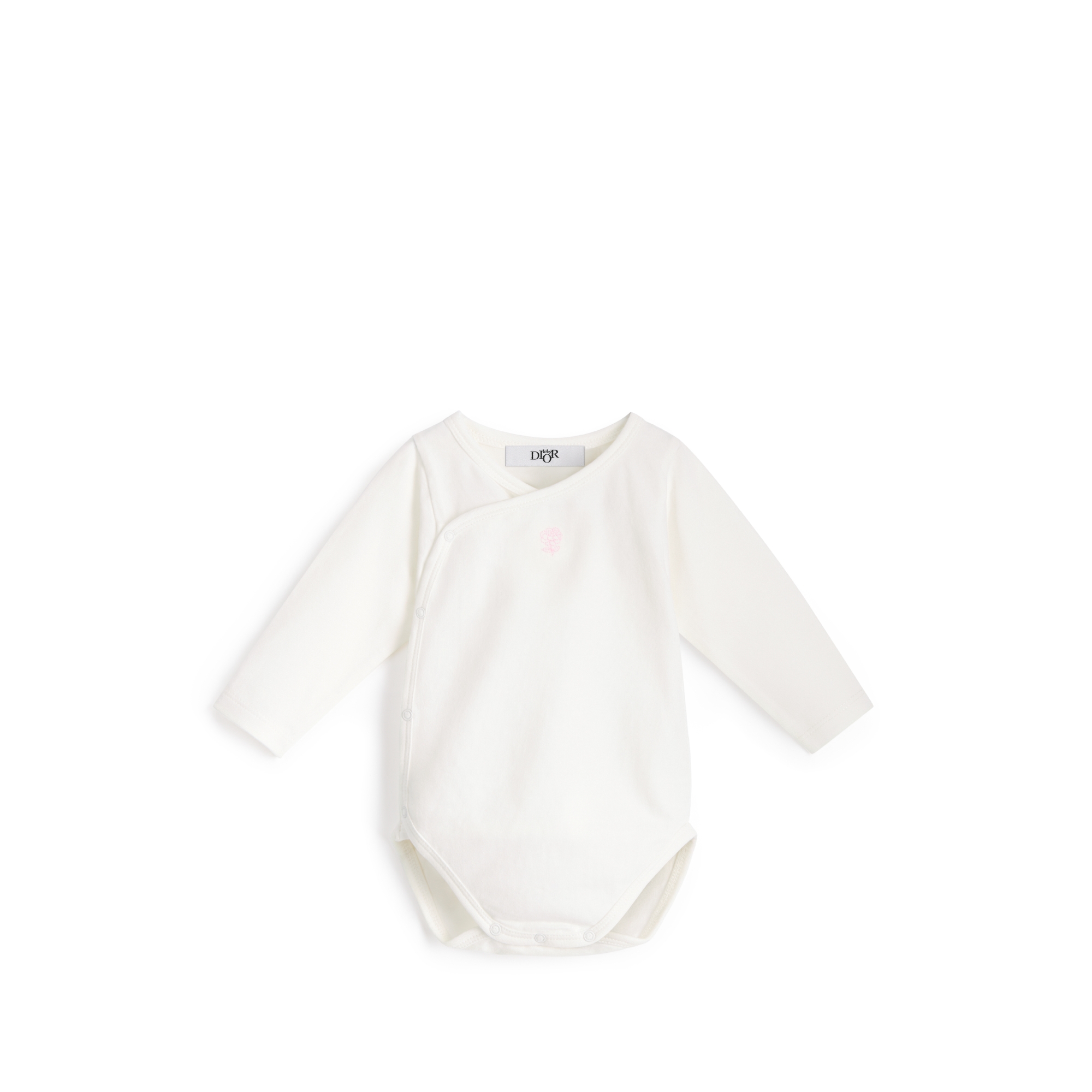 Semainier de bodies à manches longues Jersey de coton ivoire E04