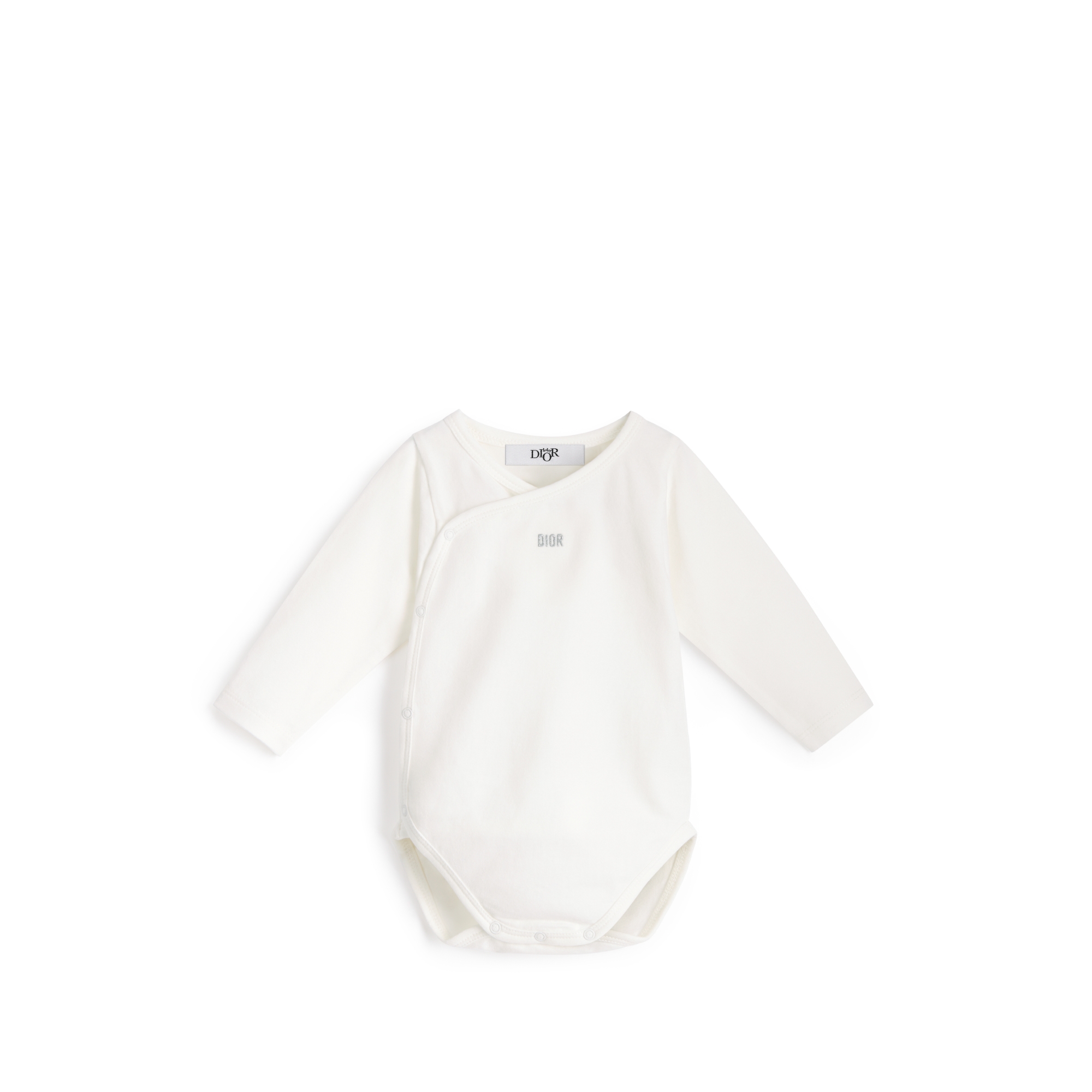 Semainier de bodies à manches longues Jersey de coton ivoire E07