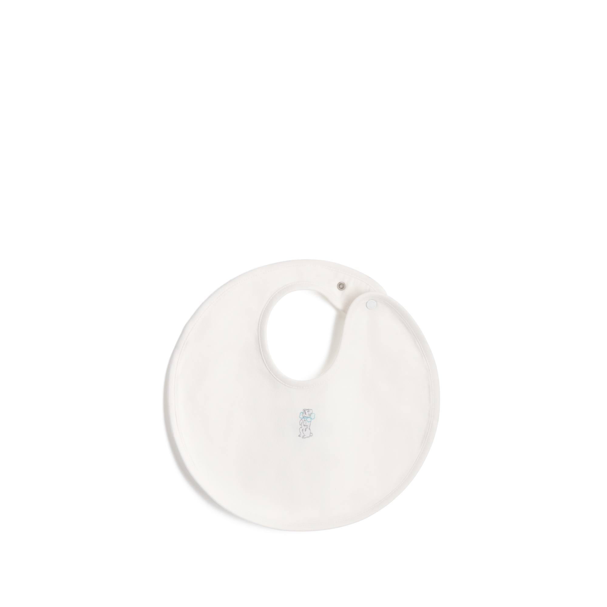 Set of Bibs Ivory Cotton Jersey E04