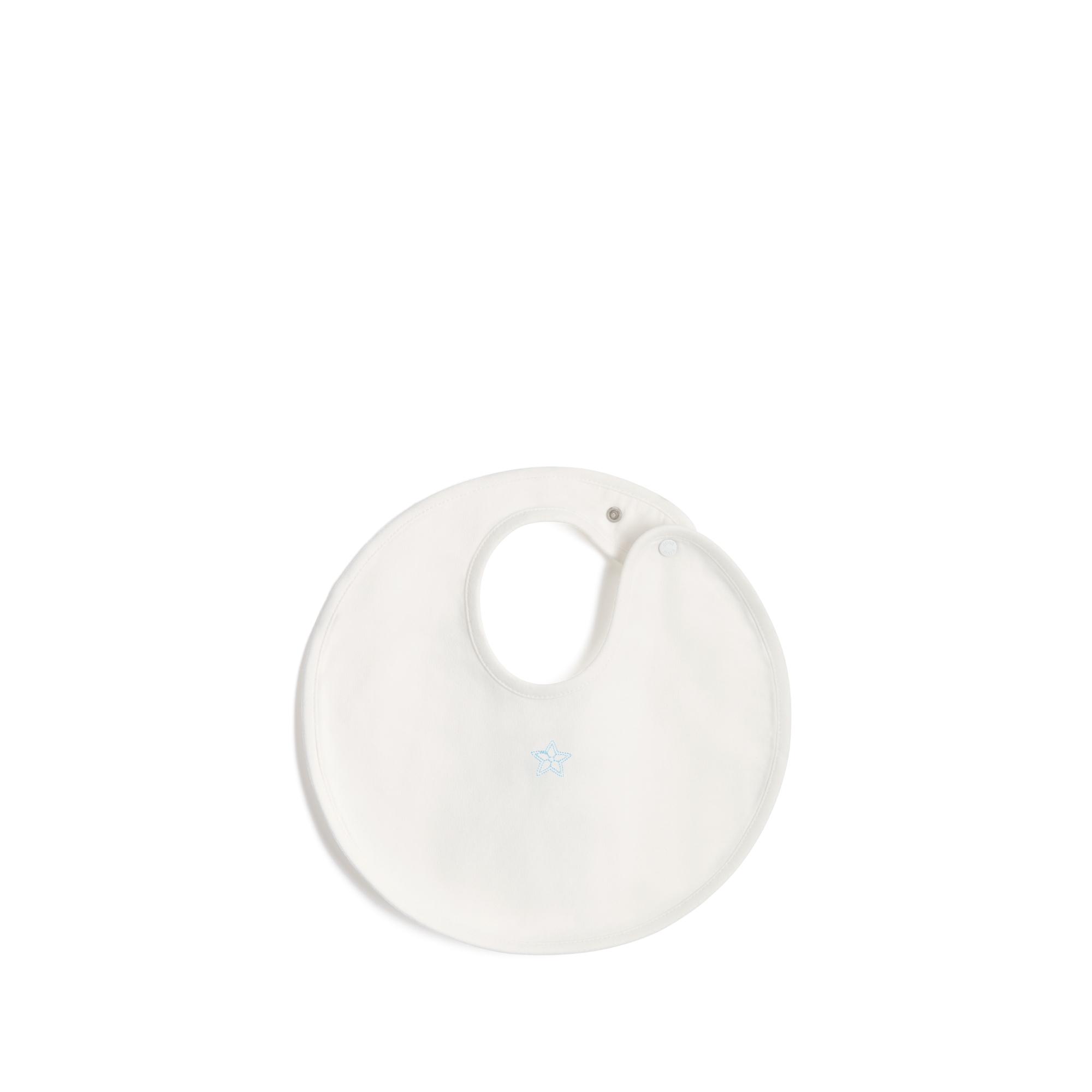 Set of Bibs Ivory Cotton Jersey E05