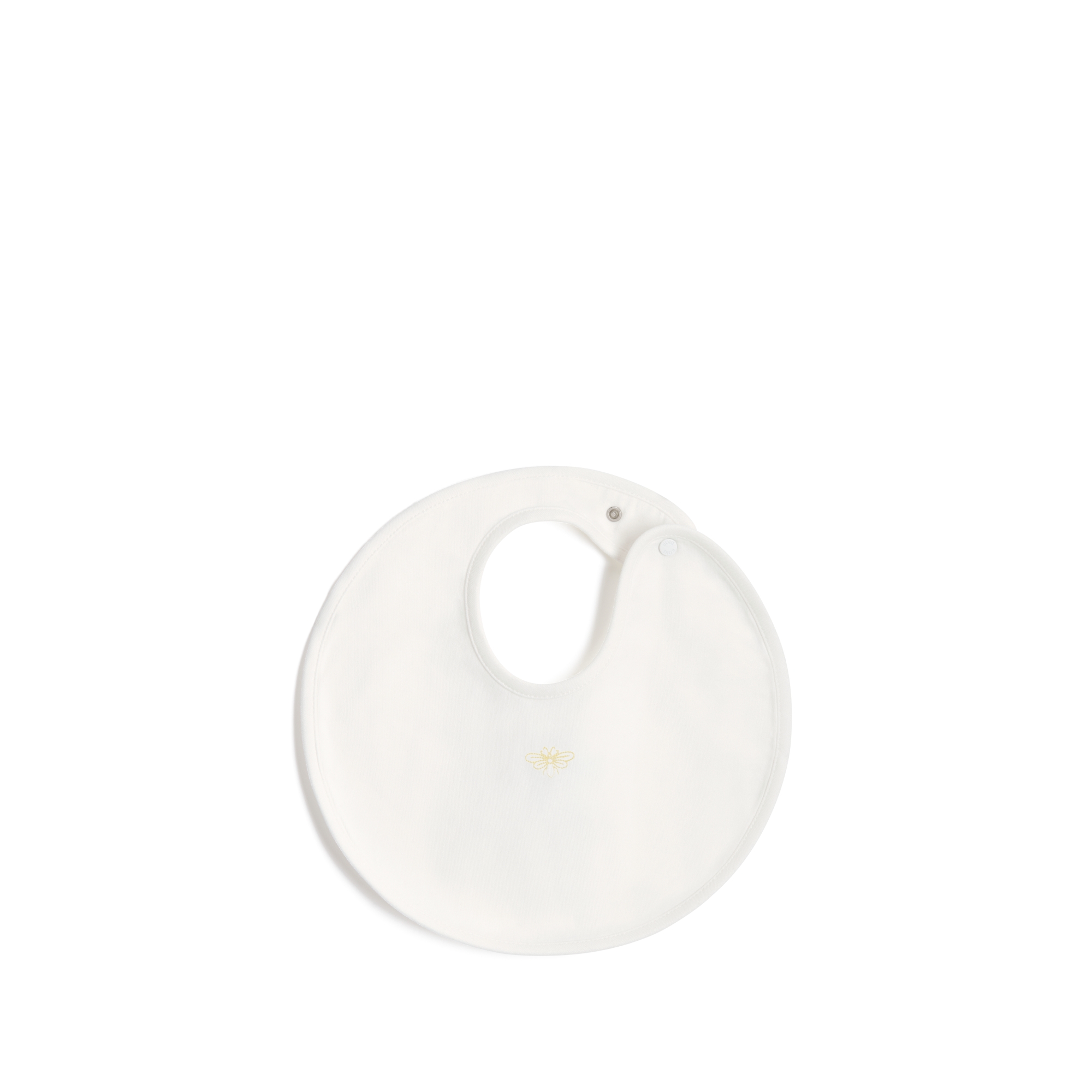 Set of Bibs Ivory Cotton Jersey E06