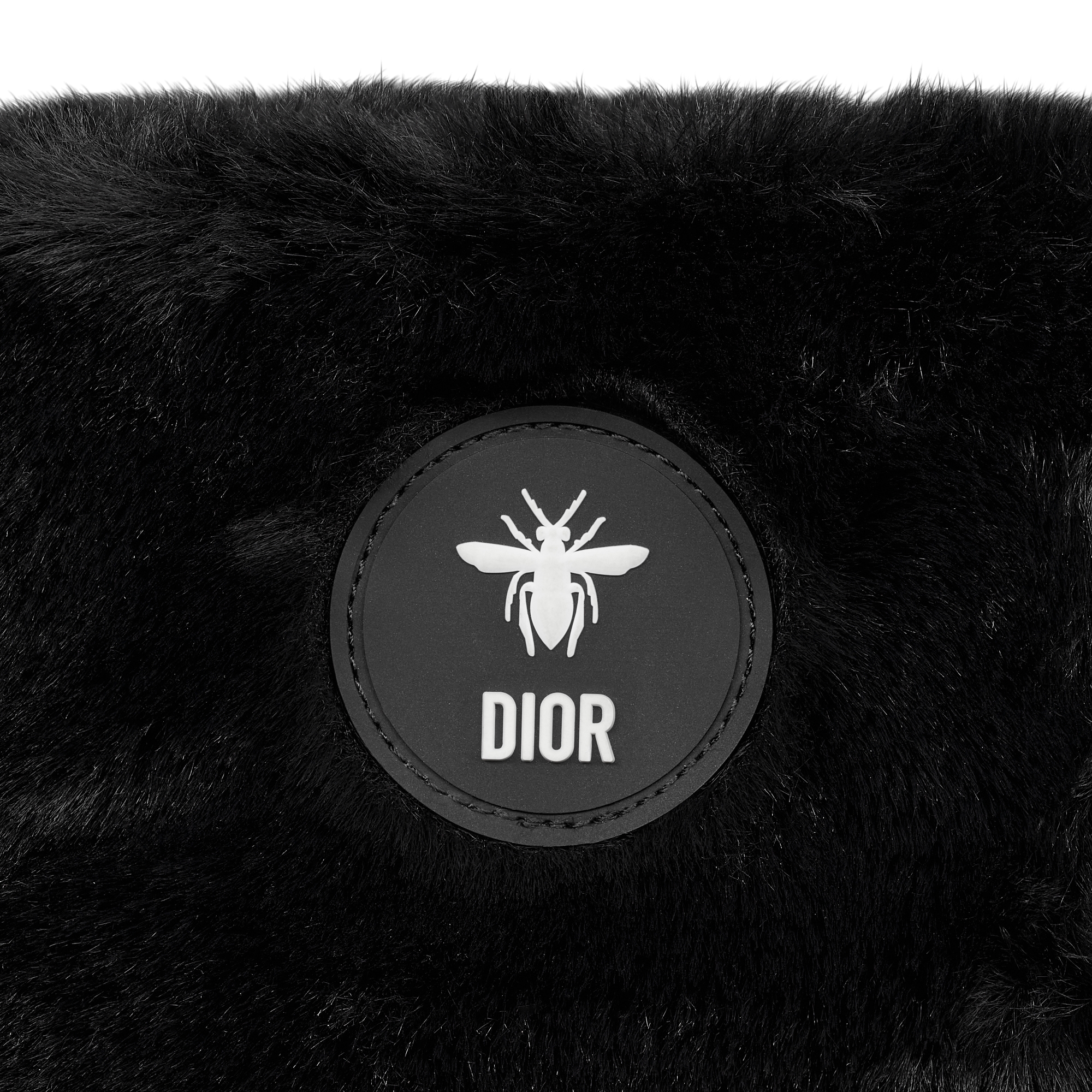 Ankle Boot für Kinder Kunstfell in Schwarz E09