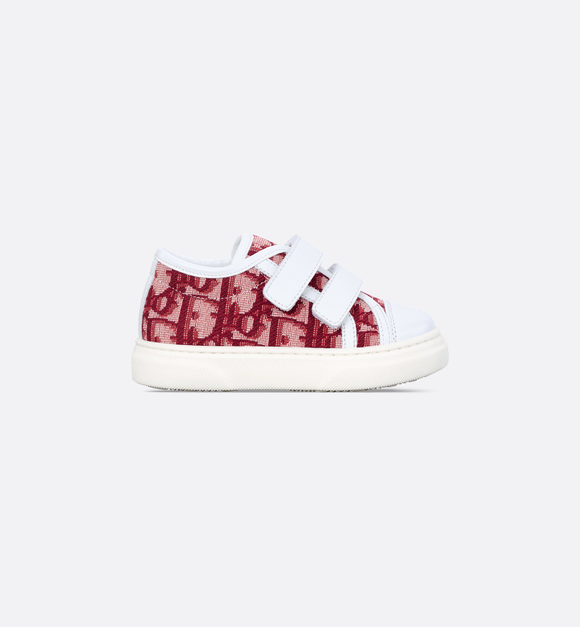 Baby Low-Top Sneaker Red Dior Oblique Jacquard | DIOR