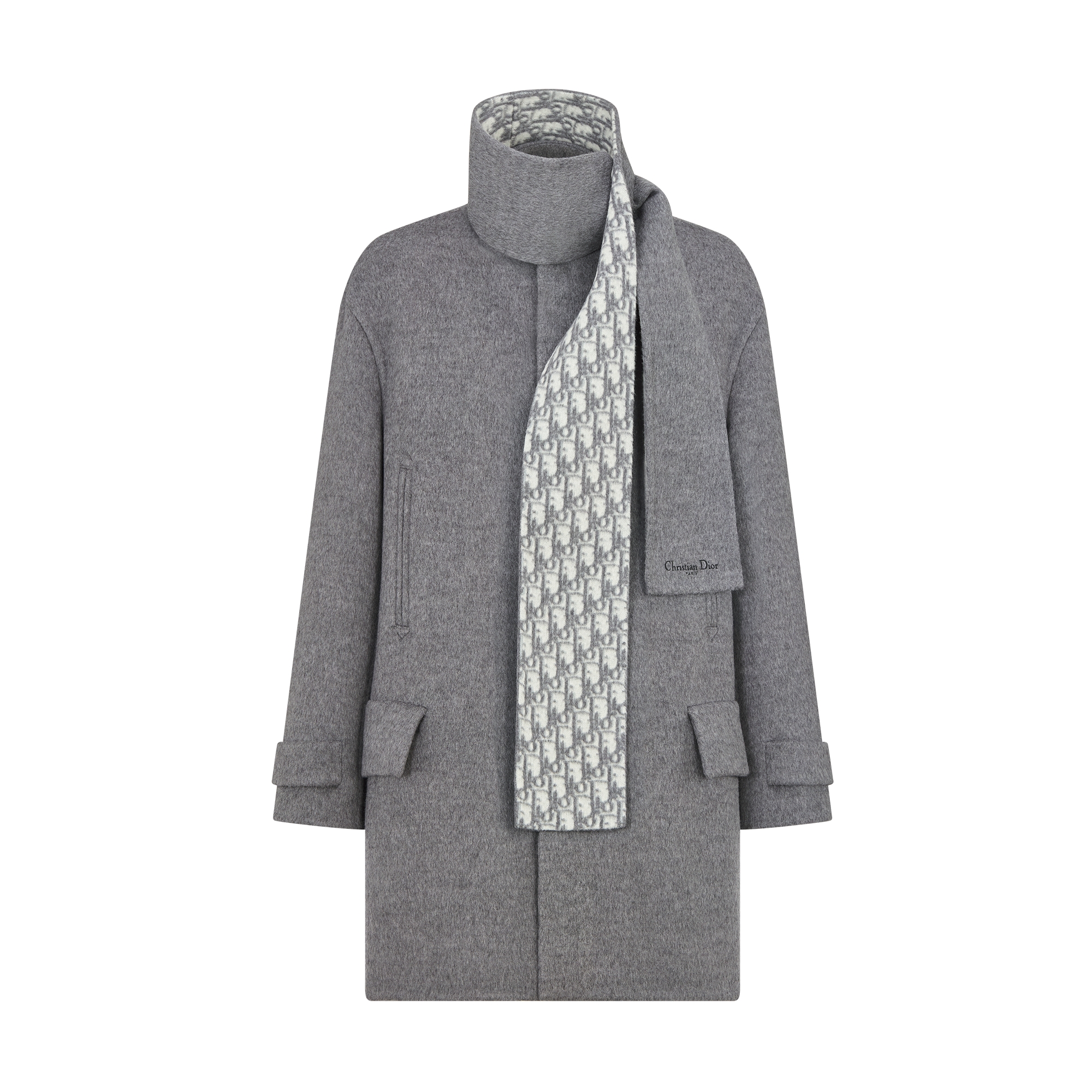  Gray Virgin Wool and Silk