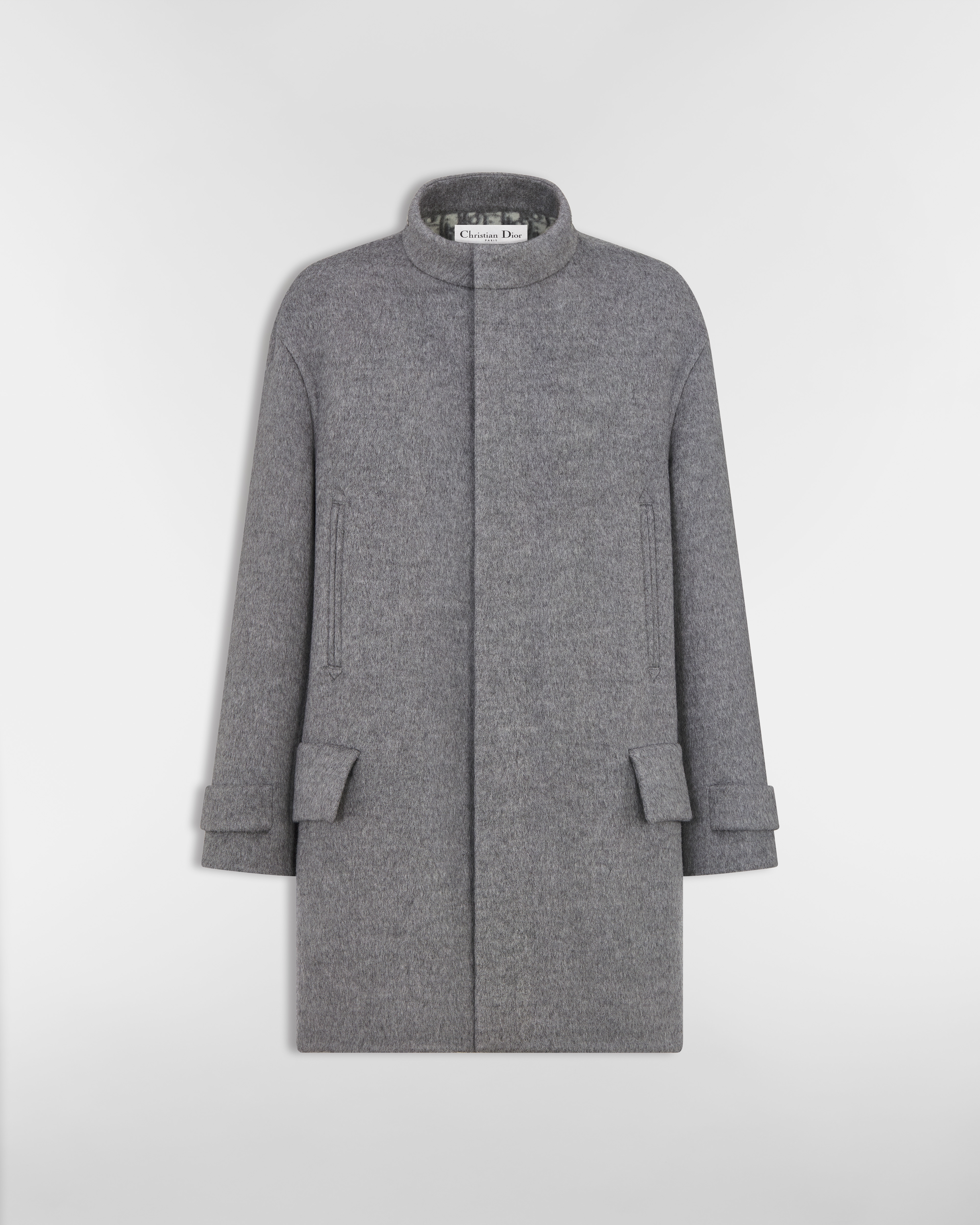 DIOR | スカーフカラー ピーコート バージンウール & シルク
