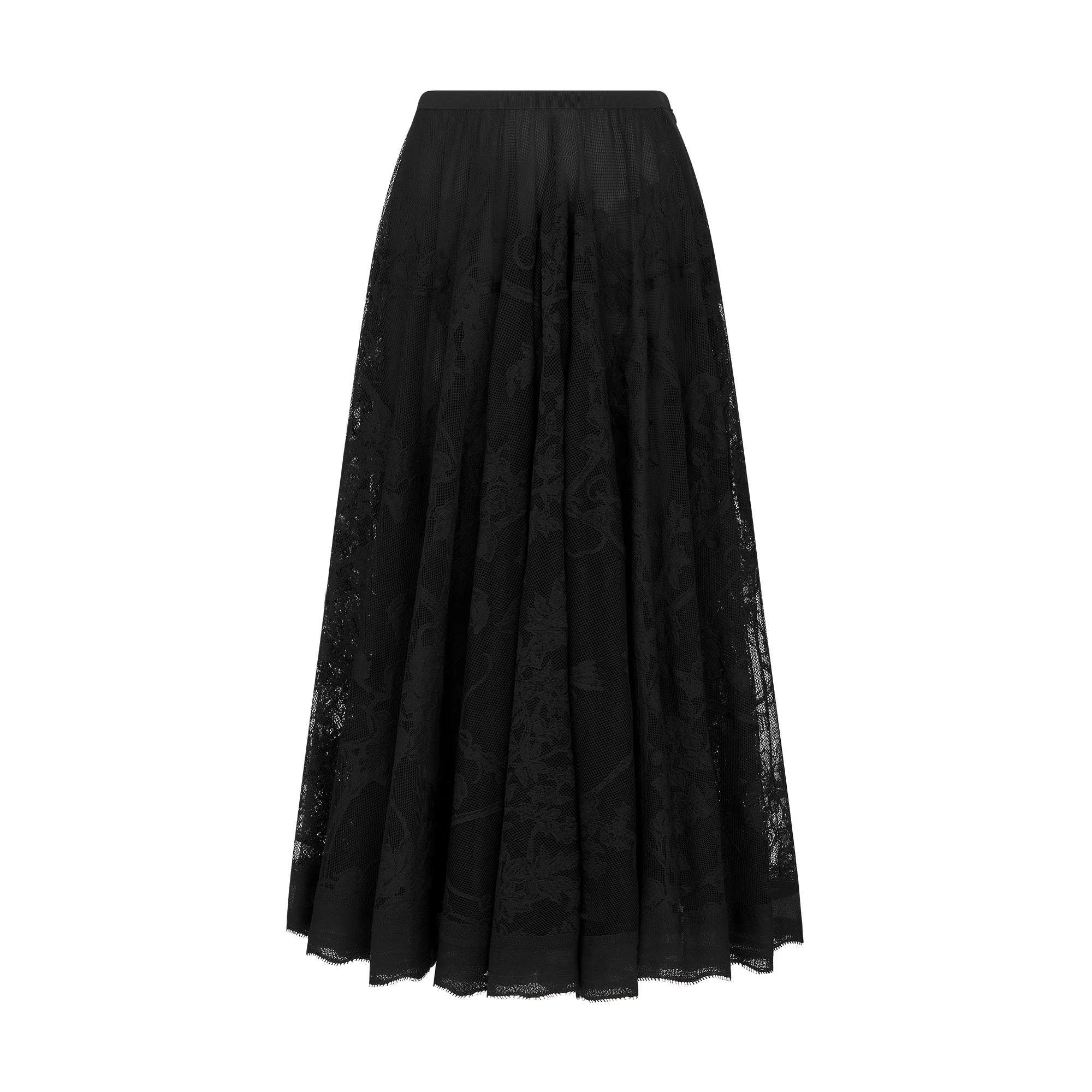  Pizzo di misto cotone Jardin D-Étoile nero