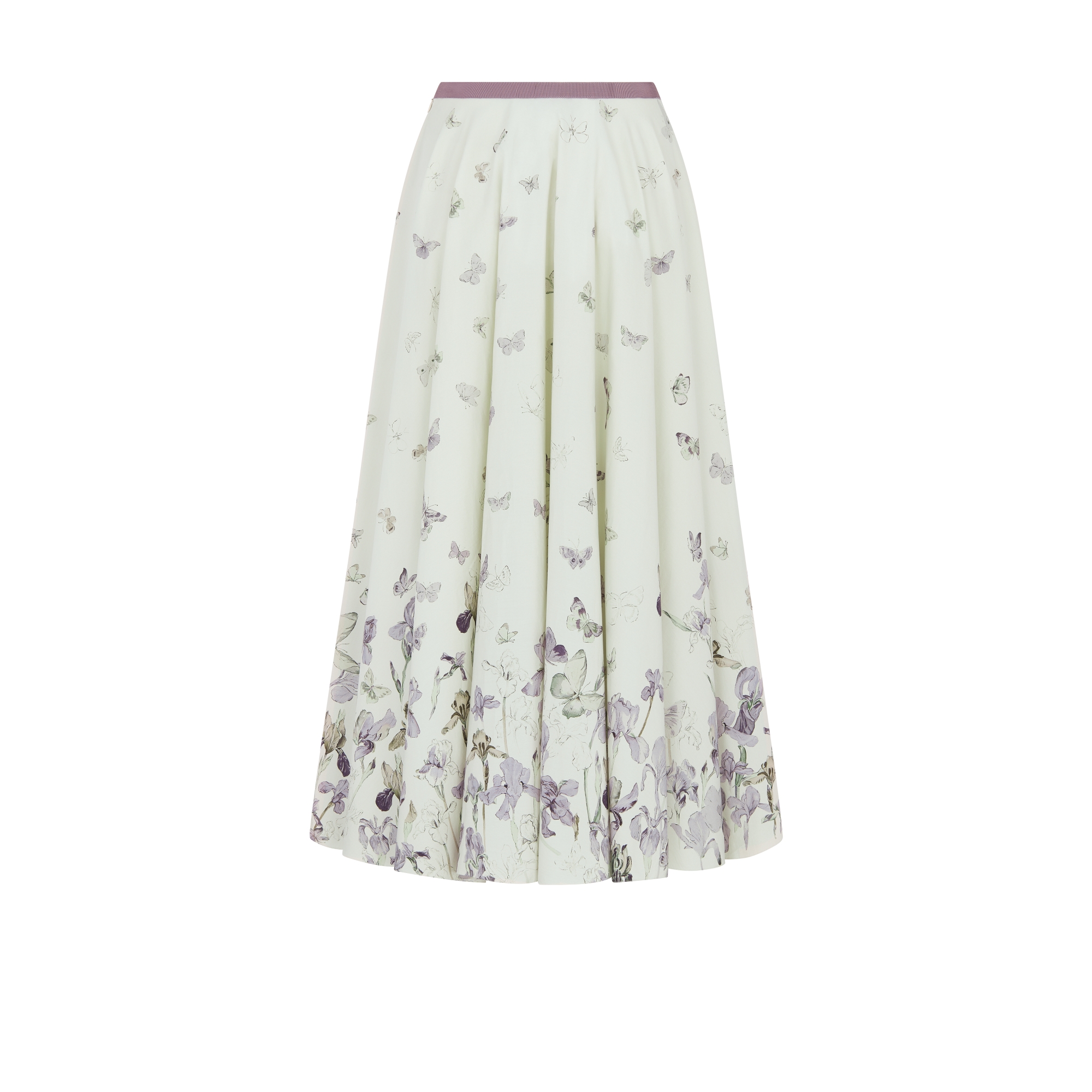 Mid-Length Flared Skirt