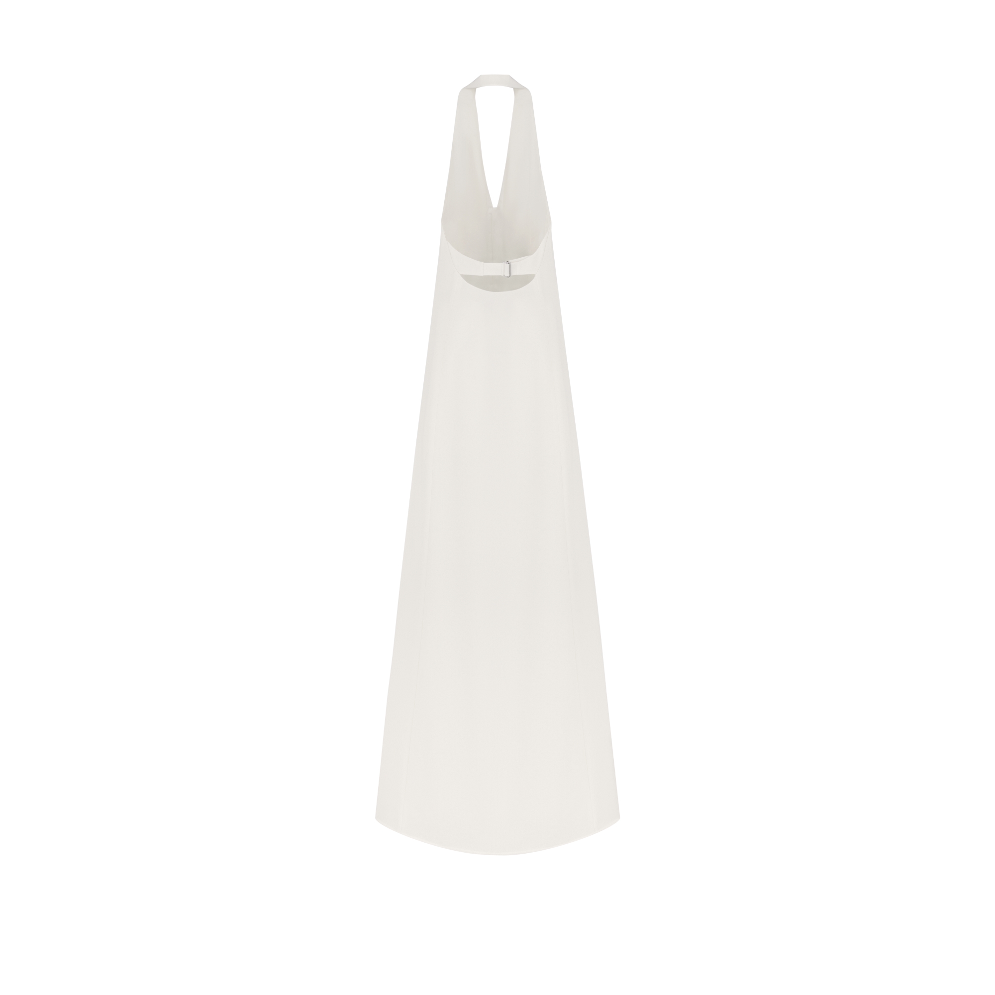 Long Dress Ecru Virgin Wool E08