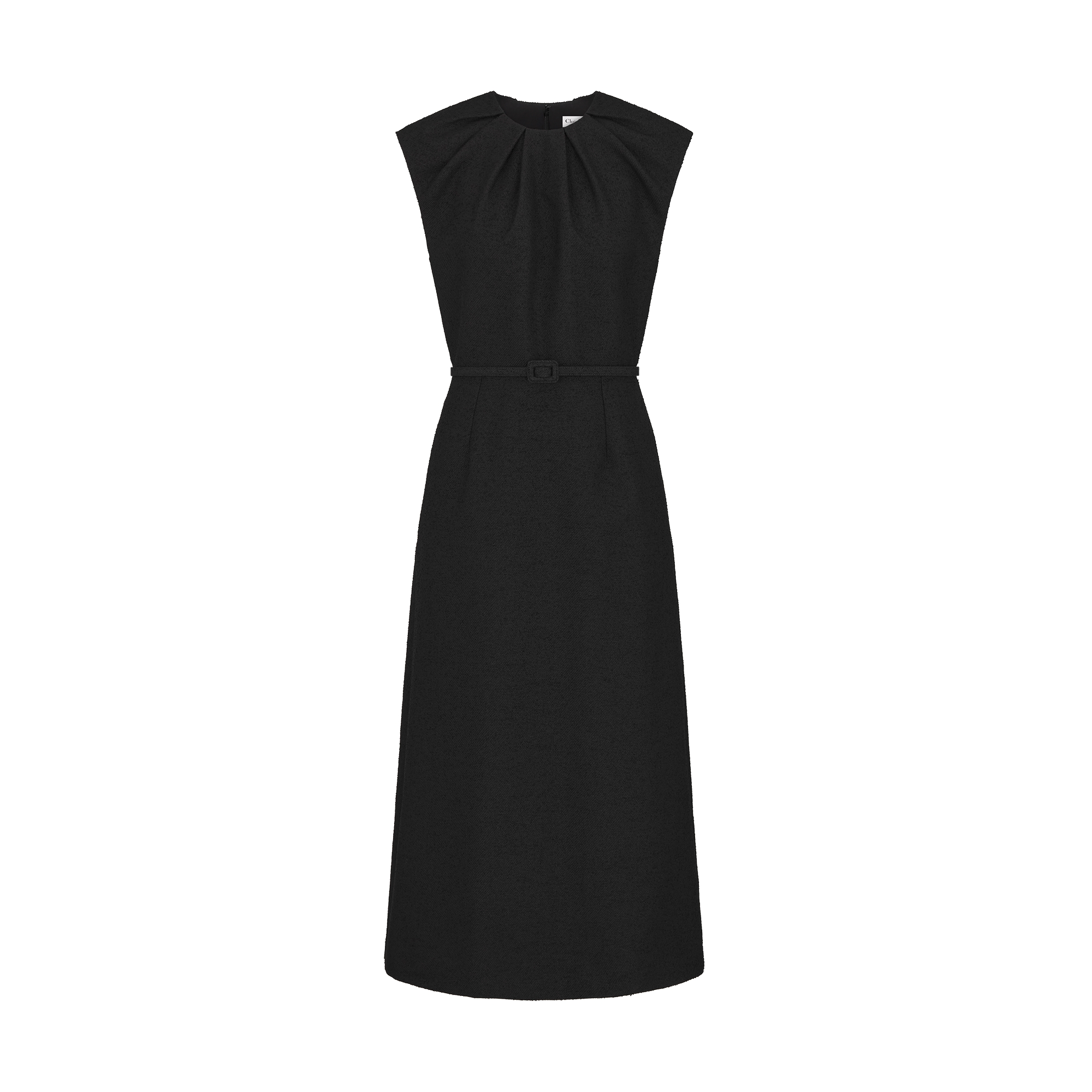  블랙 버진 울 코튼 블렌드 부클레