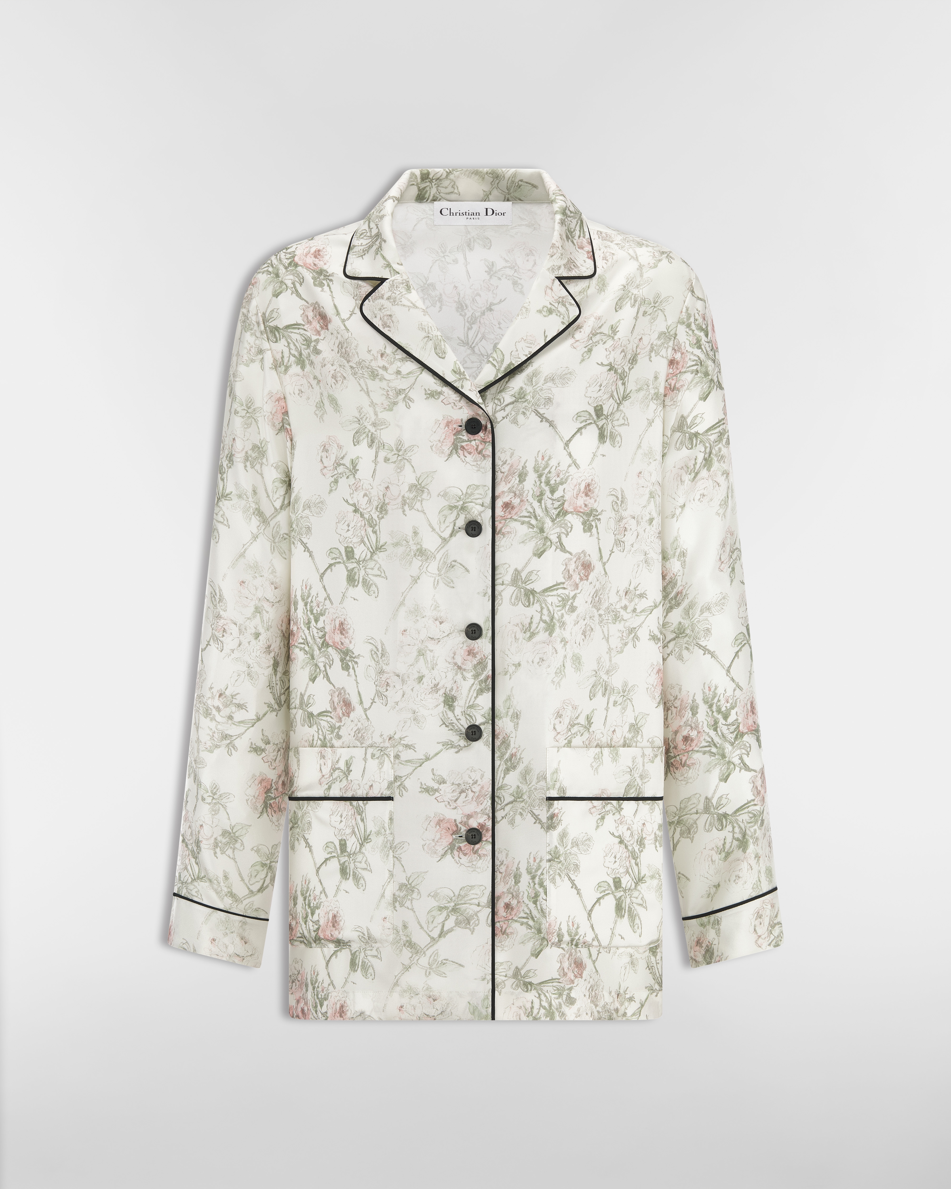 シャツ Rosier de Dior シルクツイル E01