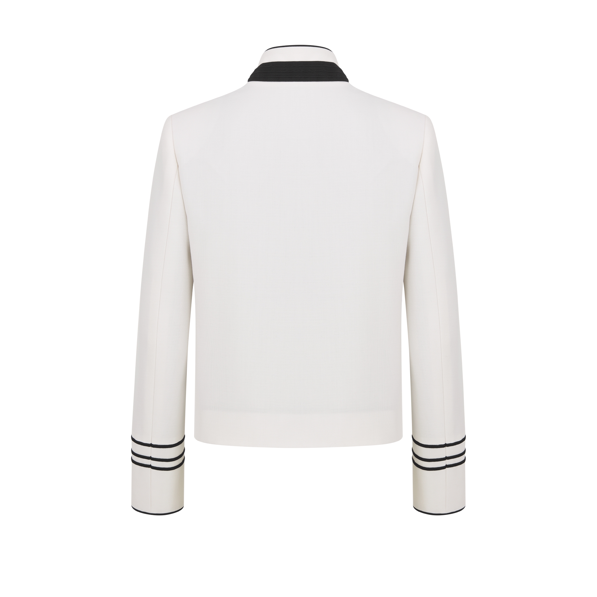 Kort jasje Ecru wol en mohair E08